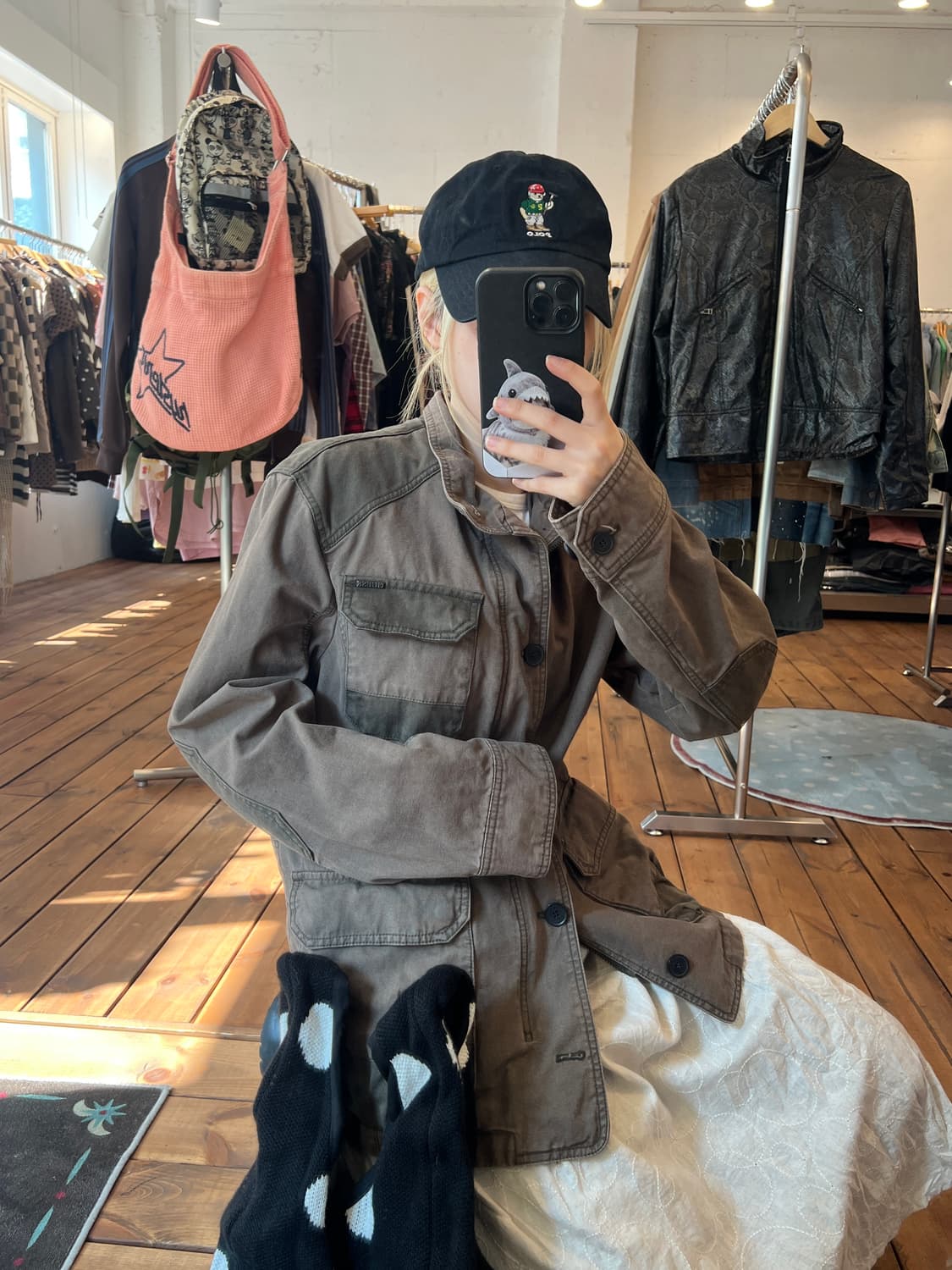 폴로 블랙 베어 볼캡 상품이미지4