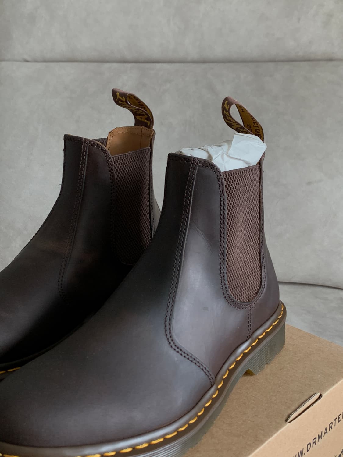 (새상품) 닥터마틴 2976 YS 다크브라운 us9 상품이미지2