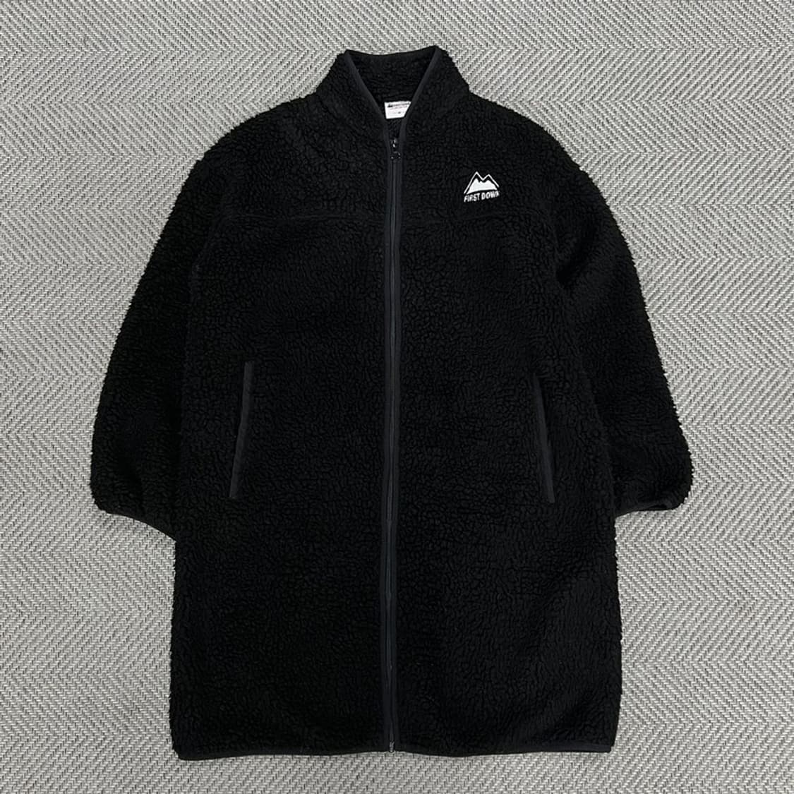 퍼스트다운 플리스 롱 집업 v0829 상품이미지1