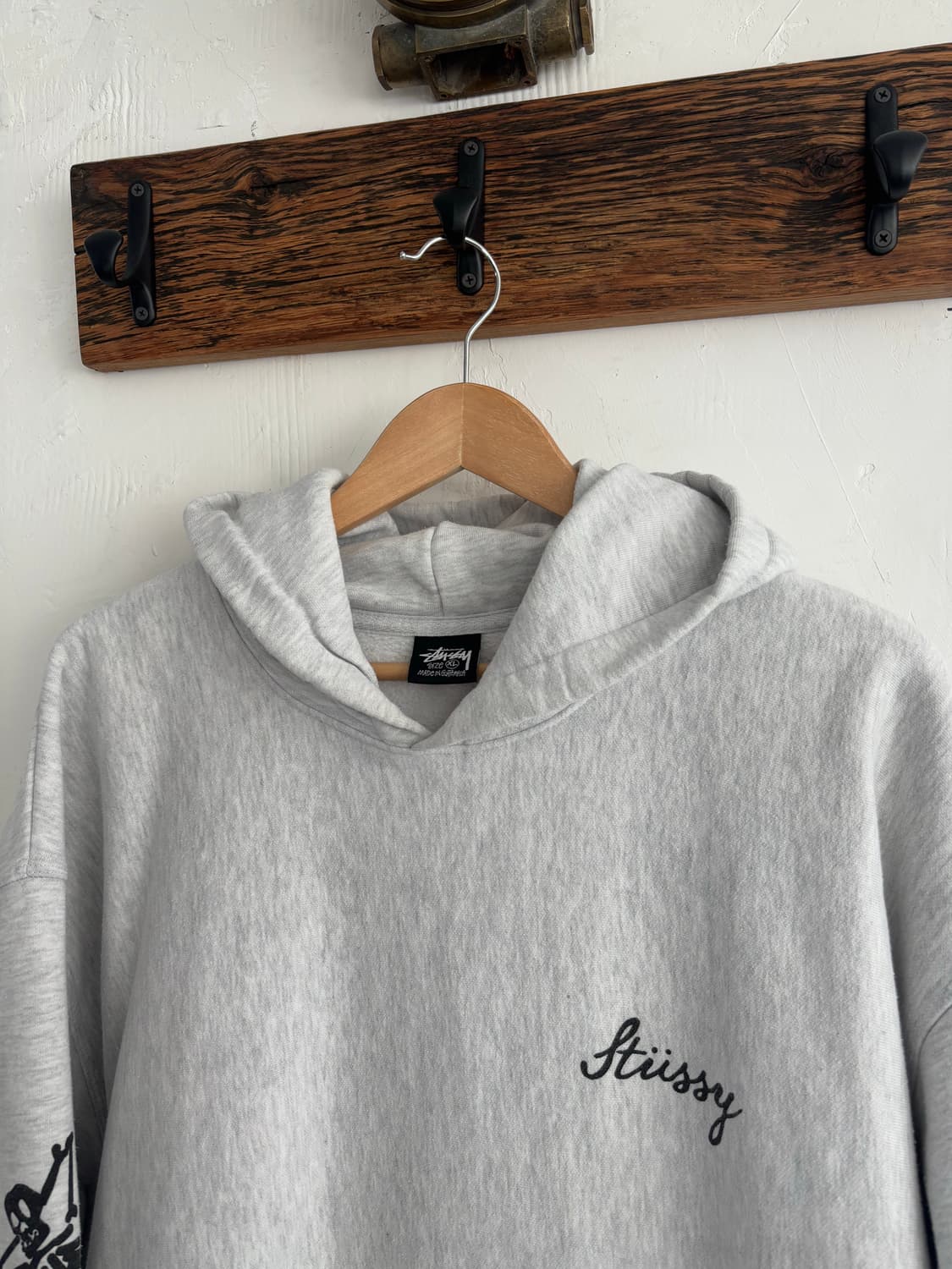 Stussy 스투시 파라다이스 로스트 애쉬 후드티 상품이미지3