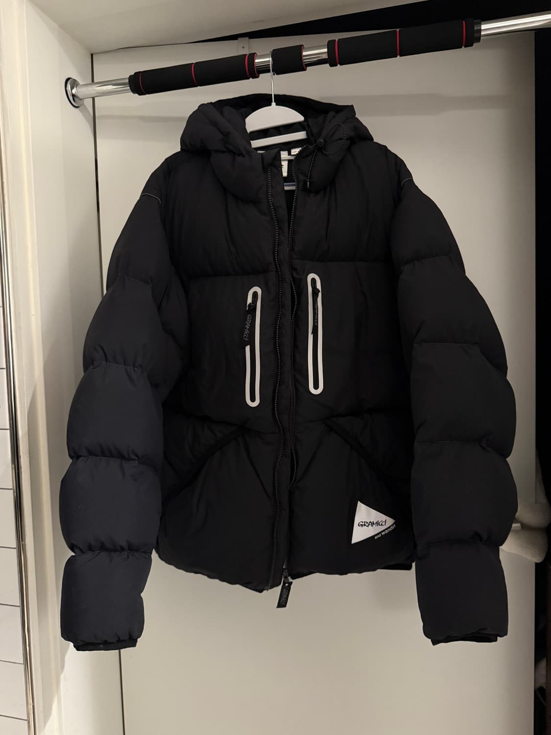 그라미치 x 앤드원더 패딩 다운자켓 블랙 xl 상품이미지2