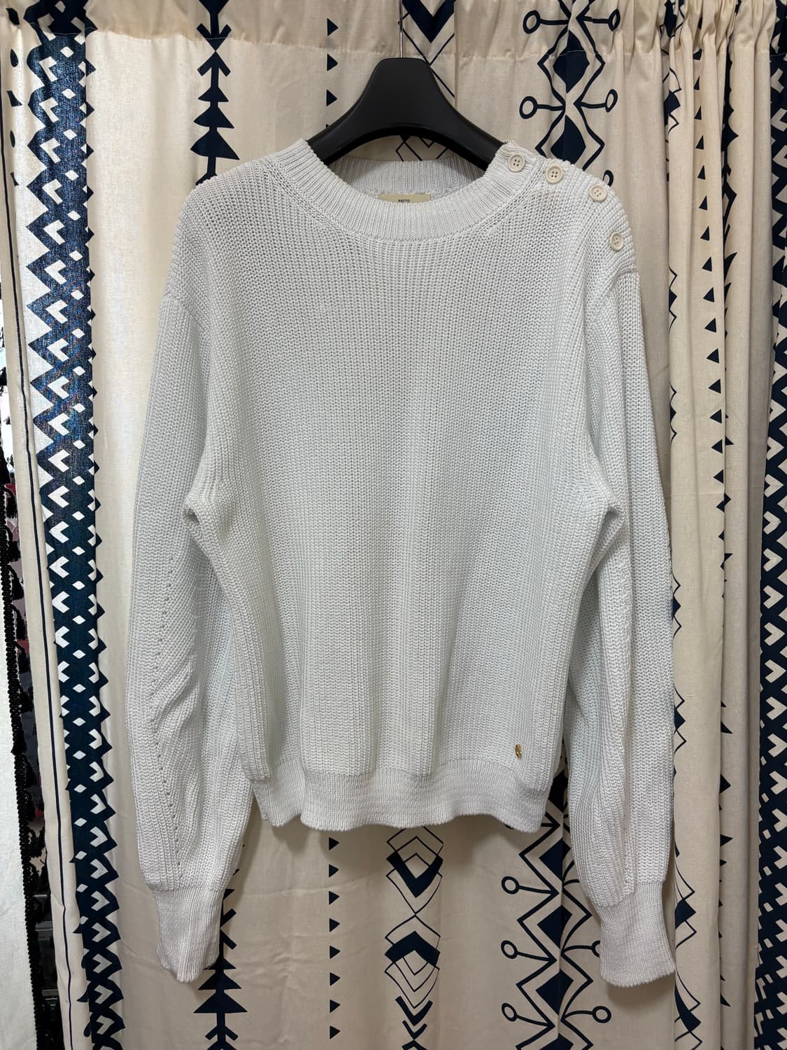 렉토 버튼 디테일 니트 상품이미지2