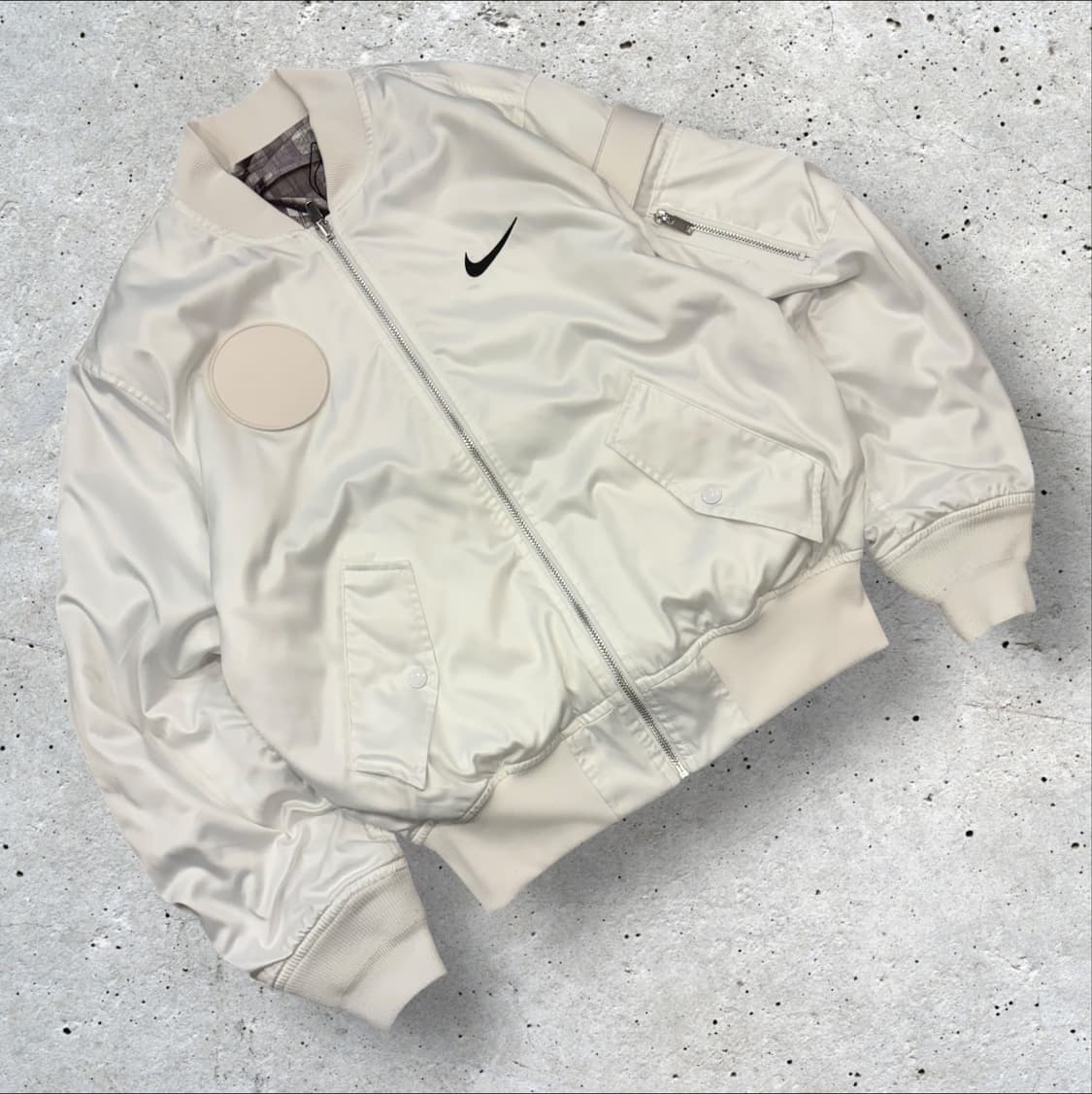 [L] 나이키 코트 슬램 화이트 봄버 자켓 B562 상품이미지1