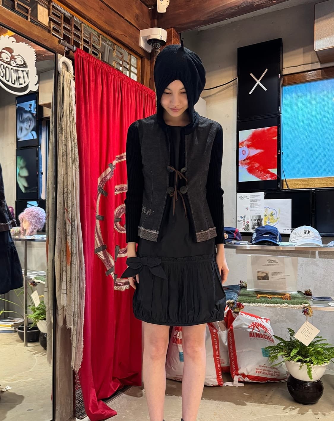 Cop copine knitted hoddie 니트 후드집업 상품이미지1