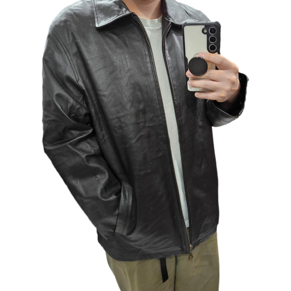 다크브라운 양가죽 자켓 100 상품이미지2