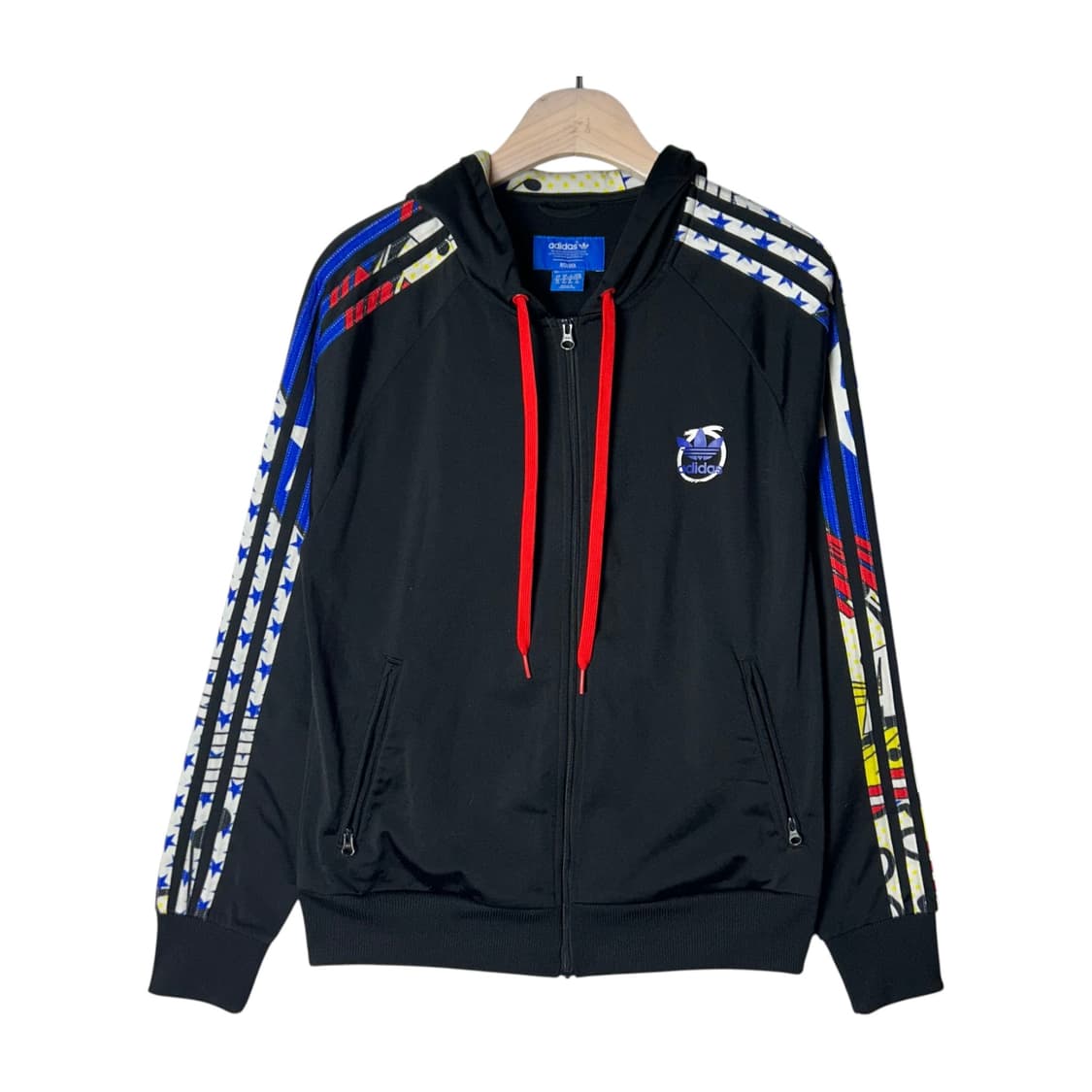 [adidas] 아디다스 올드스쿨 스타패턴 후드집업 상품이미지1