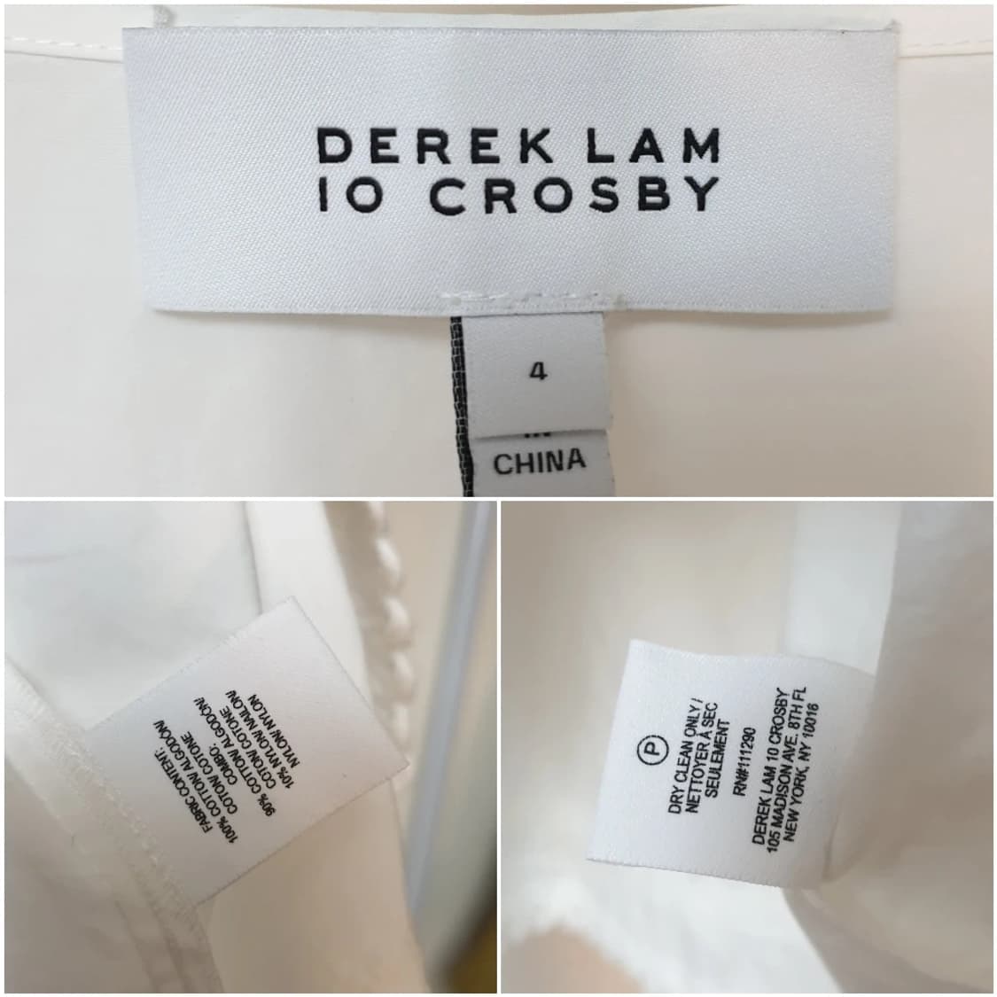 Derek Lam 데렉램 코튼 크로셰믹스 보호시크 블라우스 탑 상품이미지8