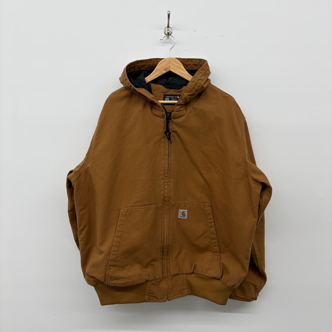칼하트 액티브 브라운 후드 집업 자켓 남XL 상품이미지1