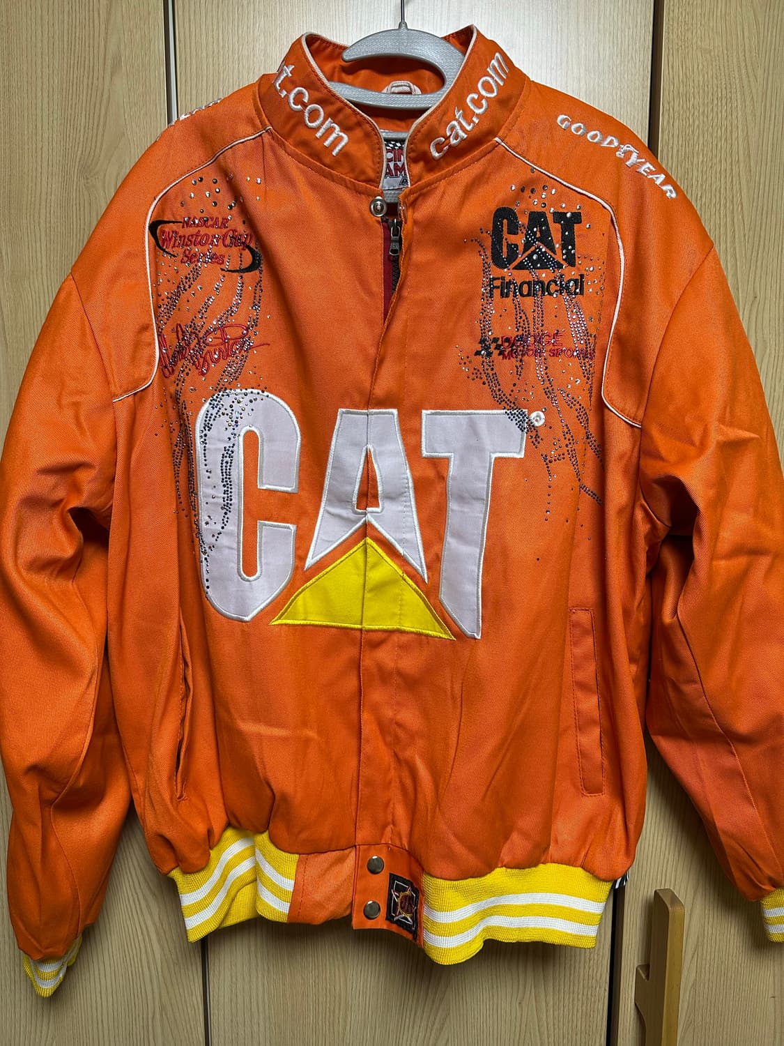 Vintage cat racing 큐빅 자켓 xl 상품이미지2