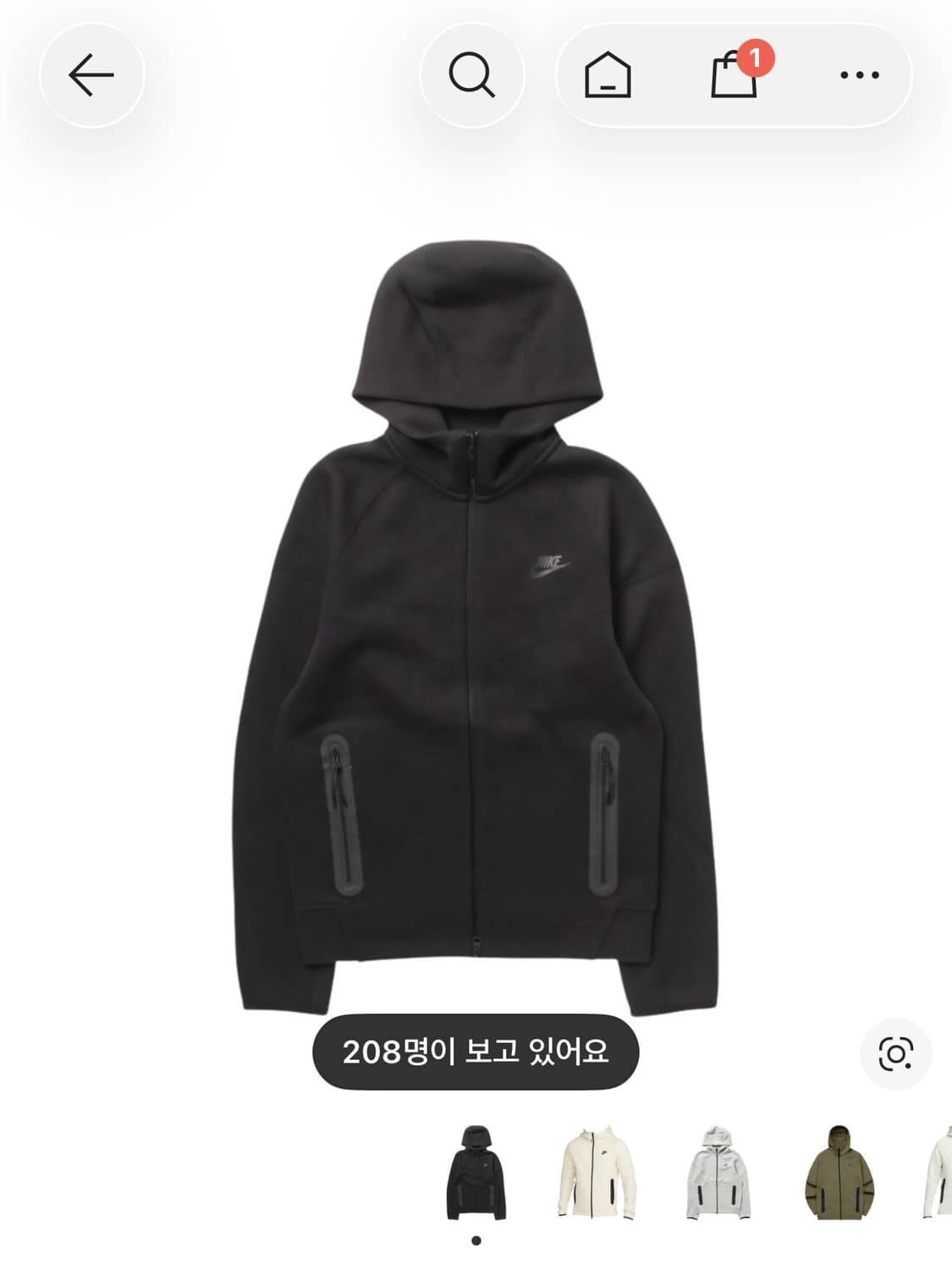 새상품L) 나이키 신형 테크팩 상품이미지1