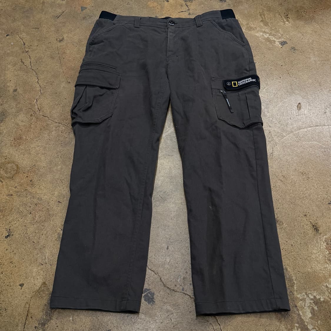 [정품/91] 내셔널지오그래픽 카고 바지 다크그레이 b17 상품이미지2