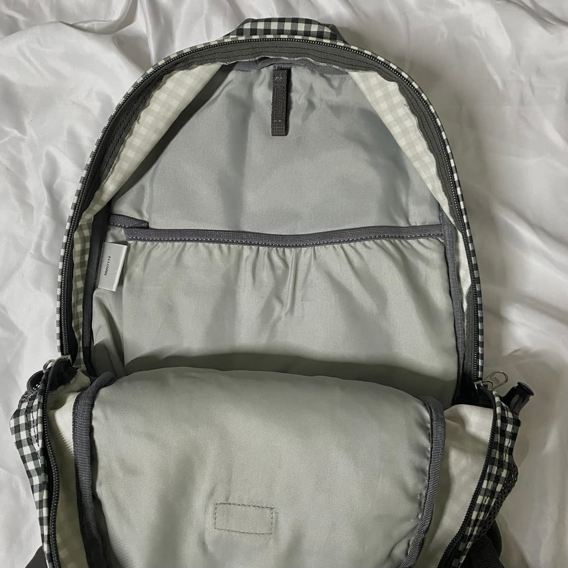노스페이스 깅엄체크 싱글샷 백팩 상품이미지8