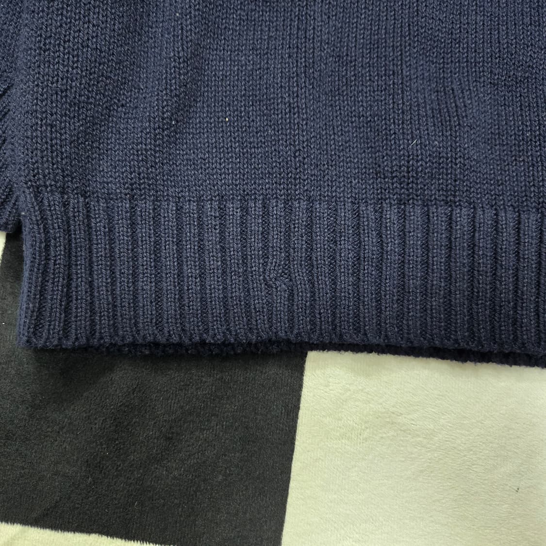 M 폴로랄프로렌 성조기니트 네이비 made in usa 상품이미지5