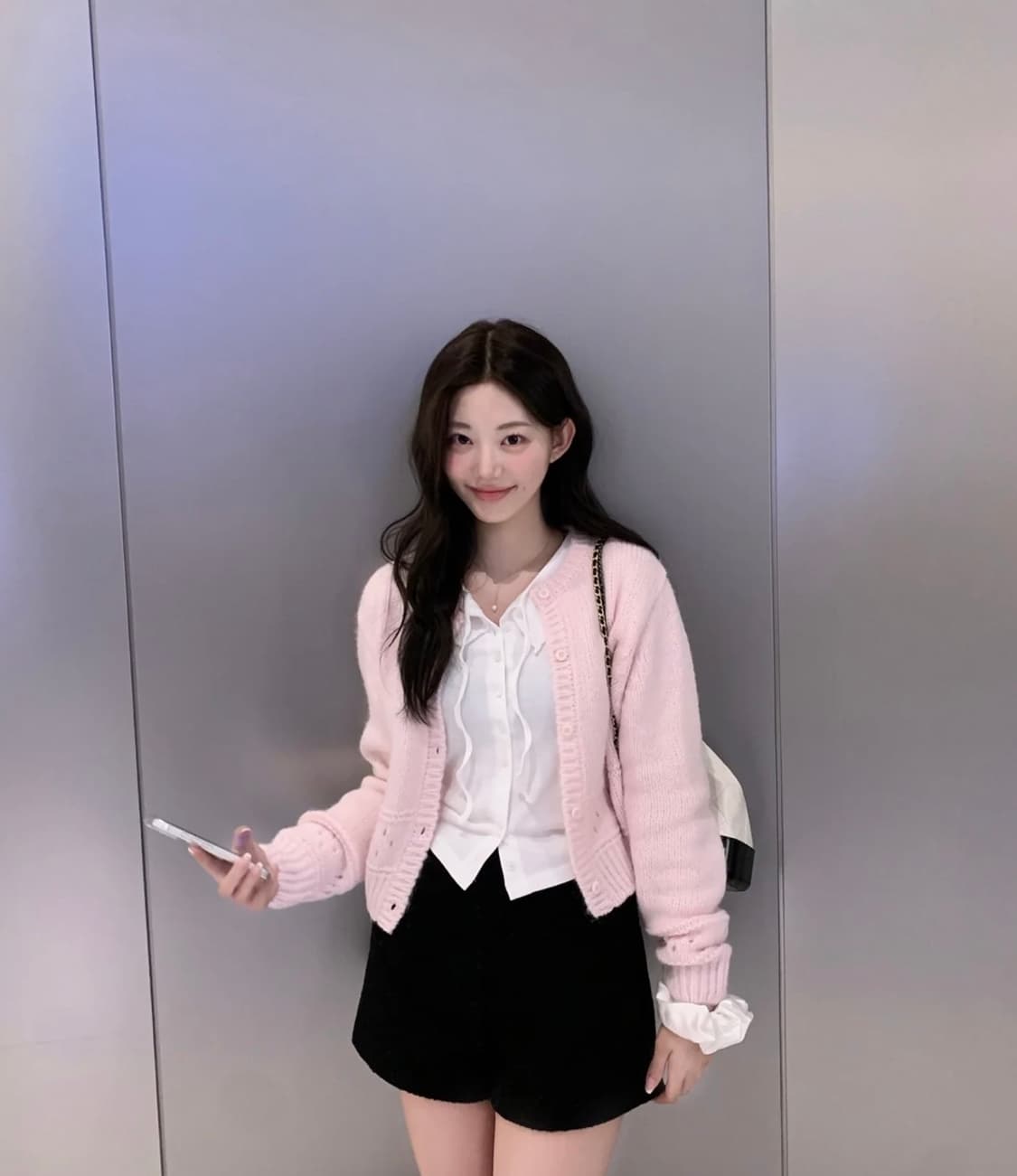 제니오 블루미 프릴 가디건 아이보리 상품이미지4