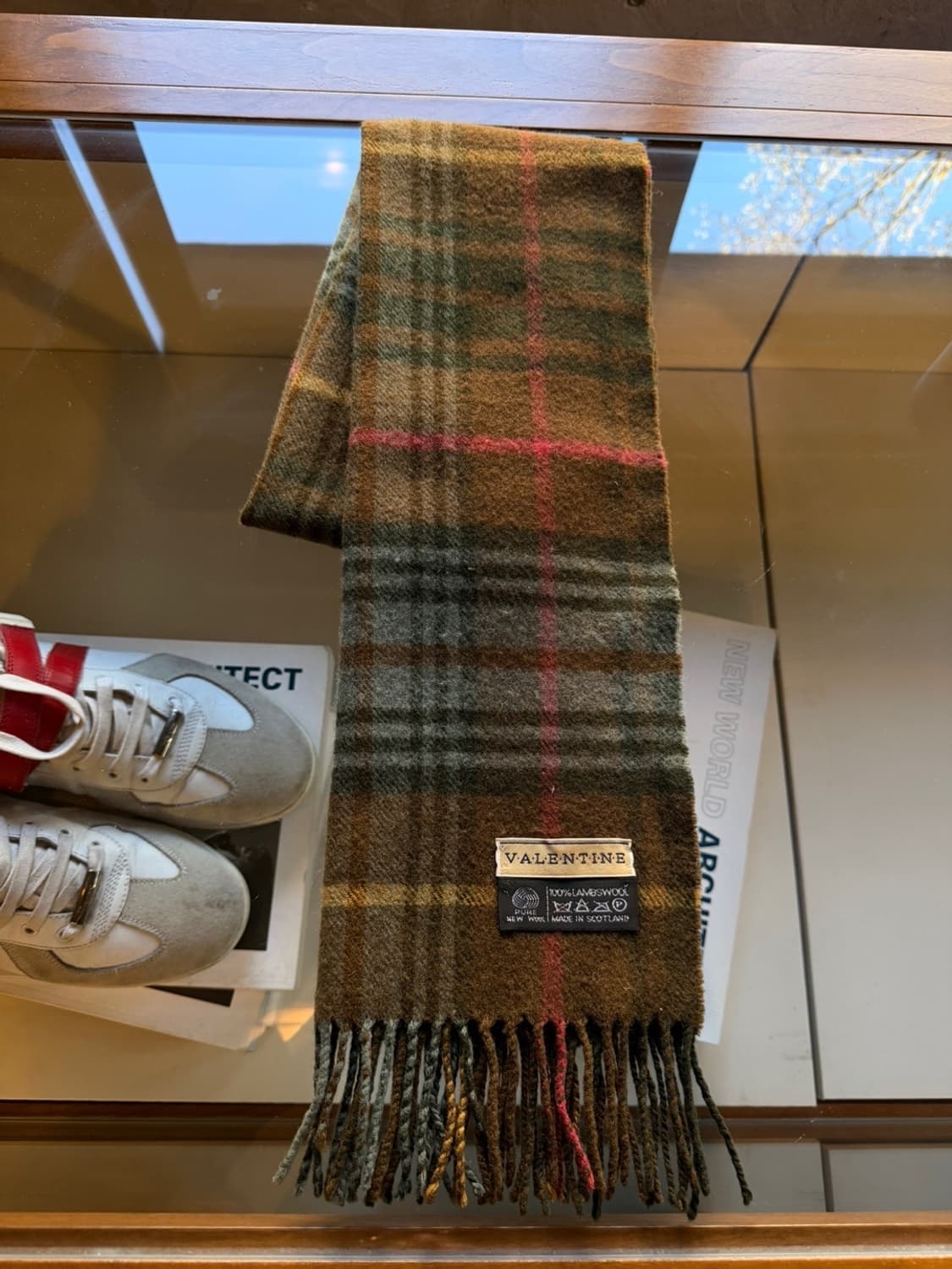 발렌타인 스코티쉬 램스울 머플러  상품이미지1