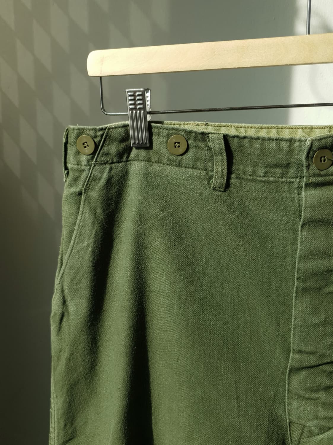 70s Swedish army utility shorts 상품이미지5