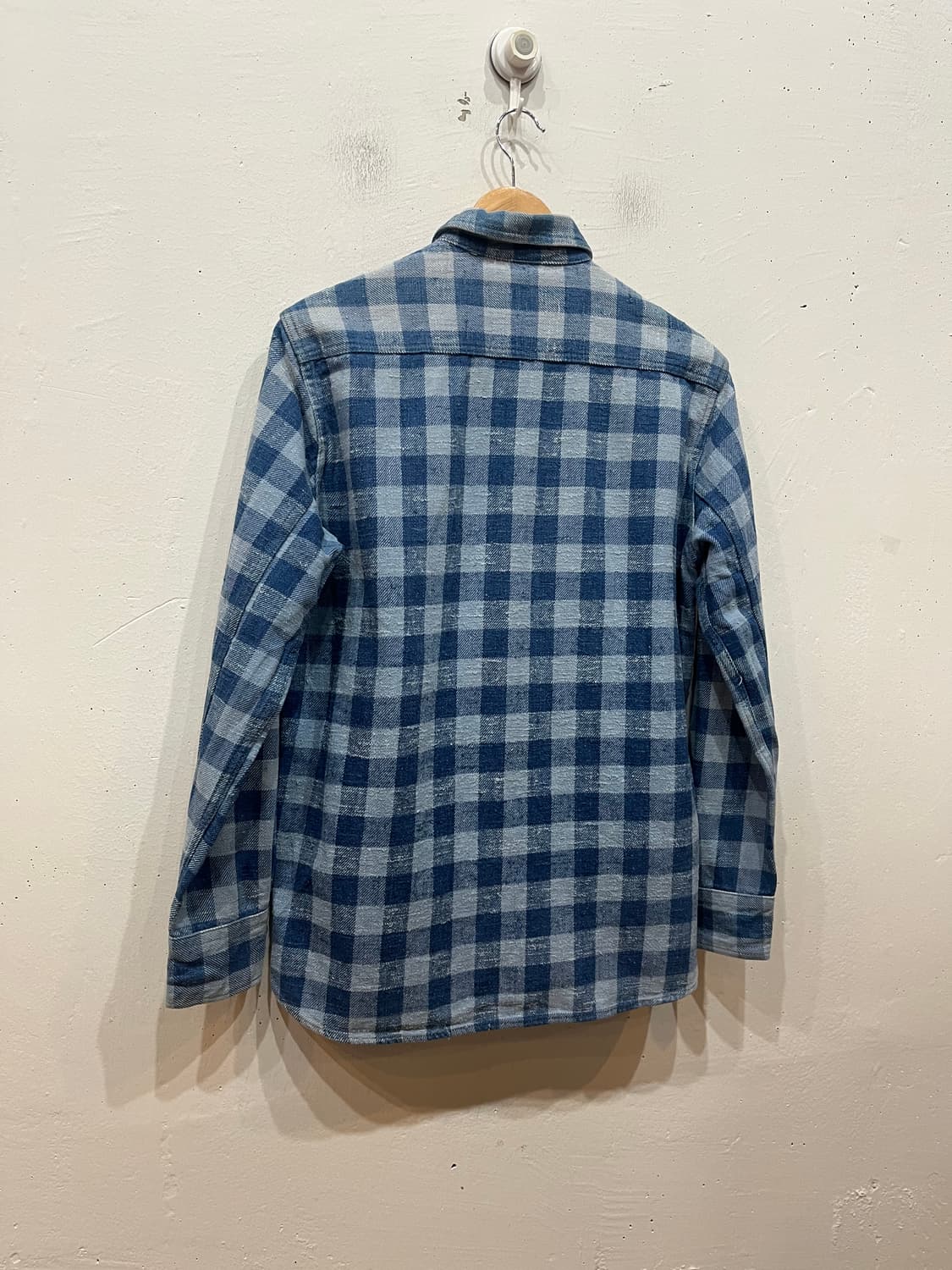 BLUEBLUE 재팬 체크 플란넬 셔츠 Made in JAPAN  상품이미지4