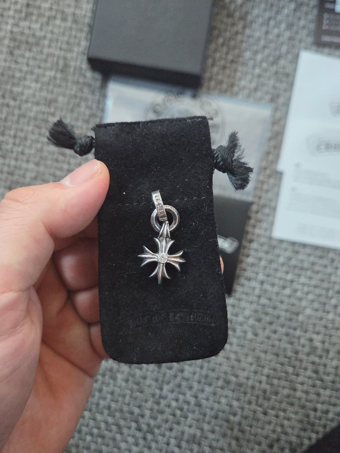 크롬하츠 CH플러스참 다이아 1P 펜던트 상품이미지3