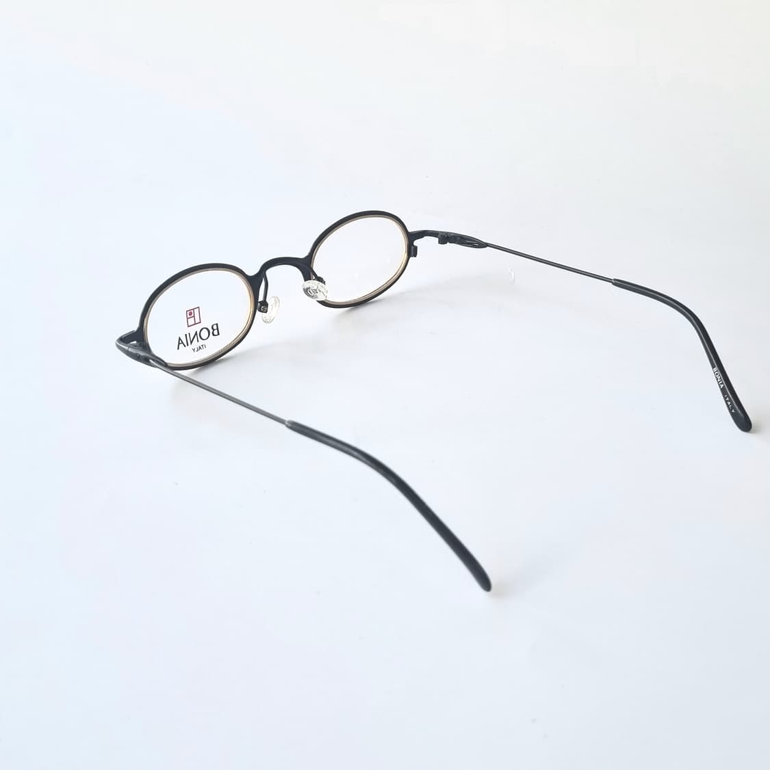 데드스탁 BONIA 빈티지 무드 미니멀 오벌 메탈 안경테 상품이미지5