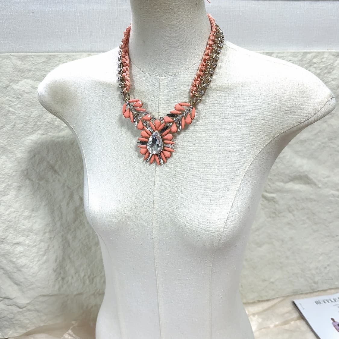 빈티지 브레이드 오리엔탈 쿠바체인 목걸이 상품이미지1