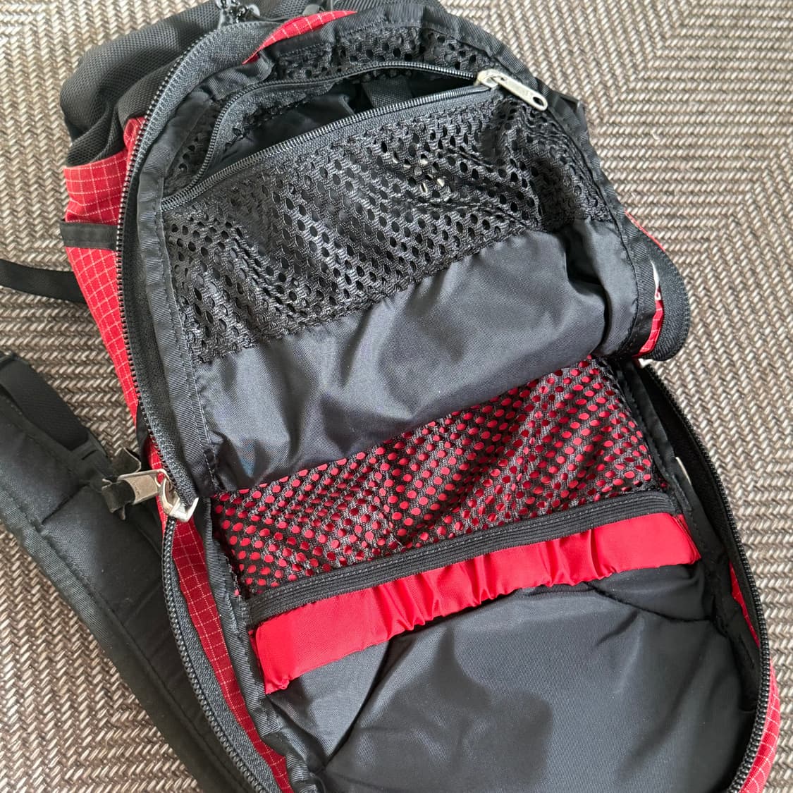 히스테릭글래머 빈티지 체크 등산 백팩 상품이미지3