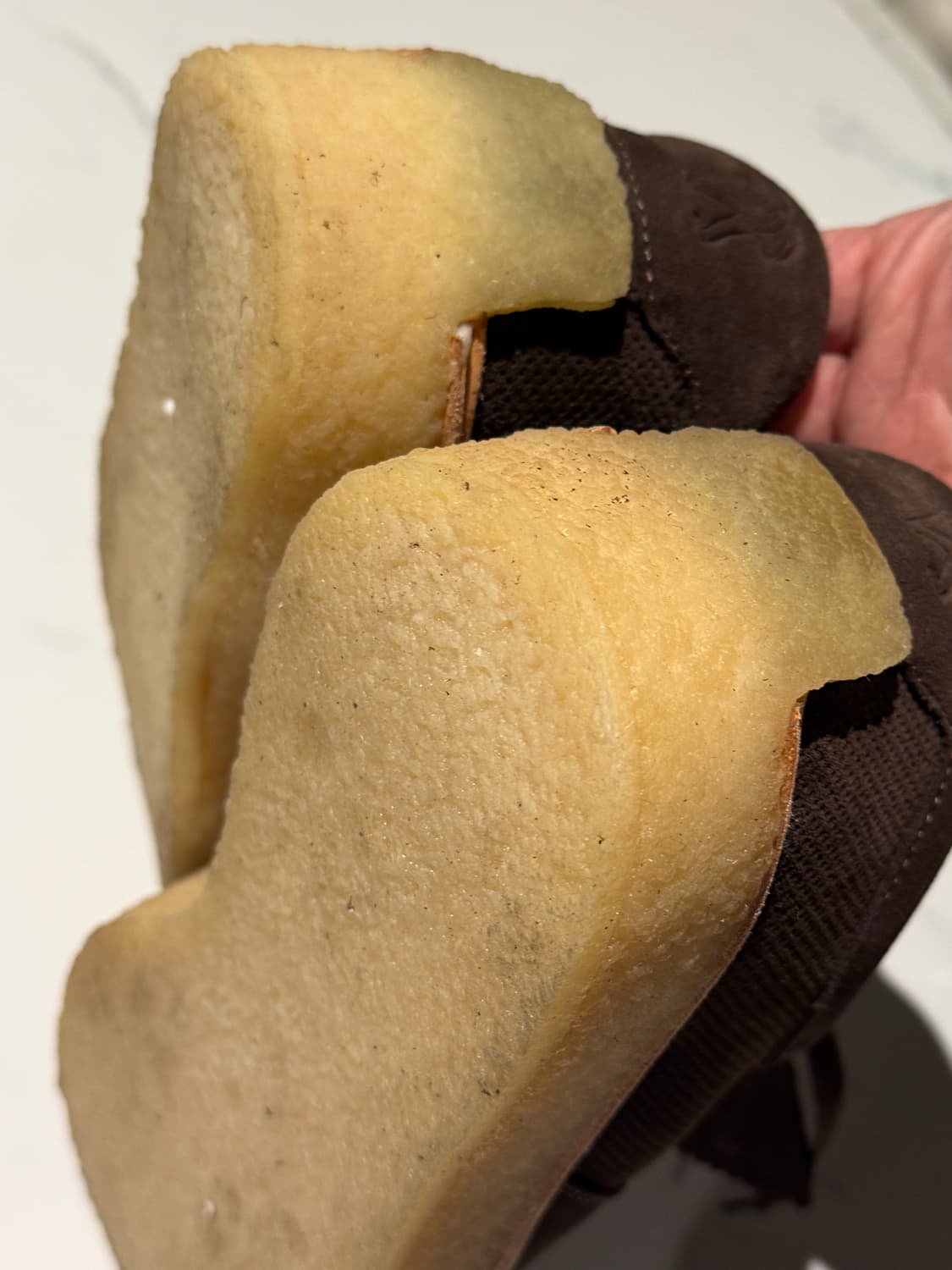 클락스 스웨이드 다크 브라운 275  (거의새것) 에어포스맛 상품이미지6