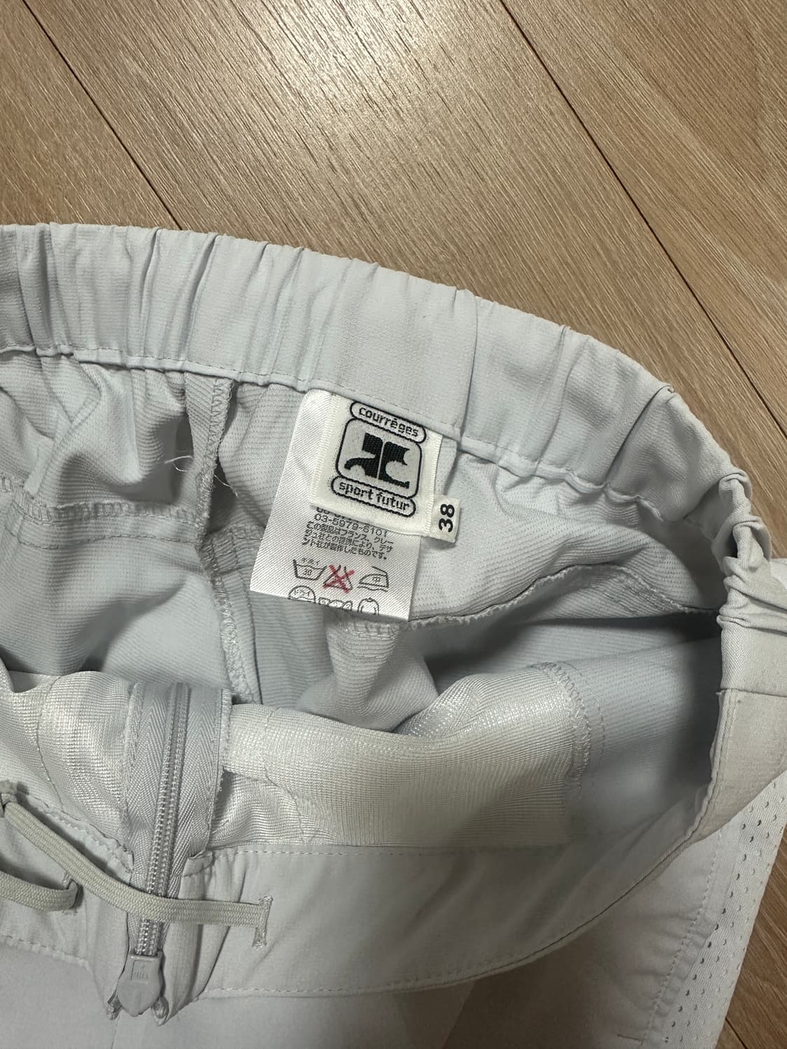 Courreges sport futur pants 38 꾸레쥬 7부 팬츠 상품이미지2