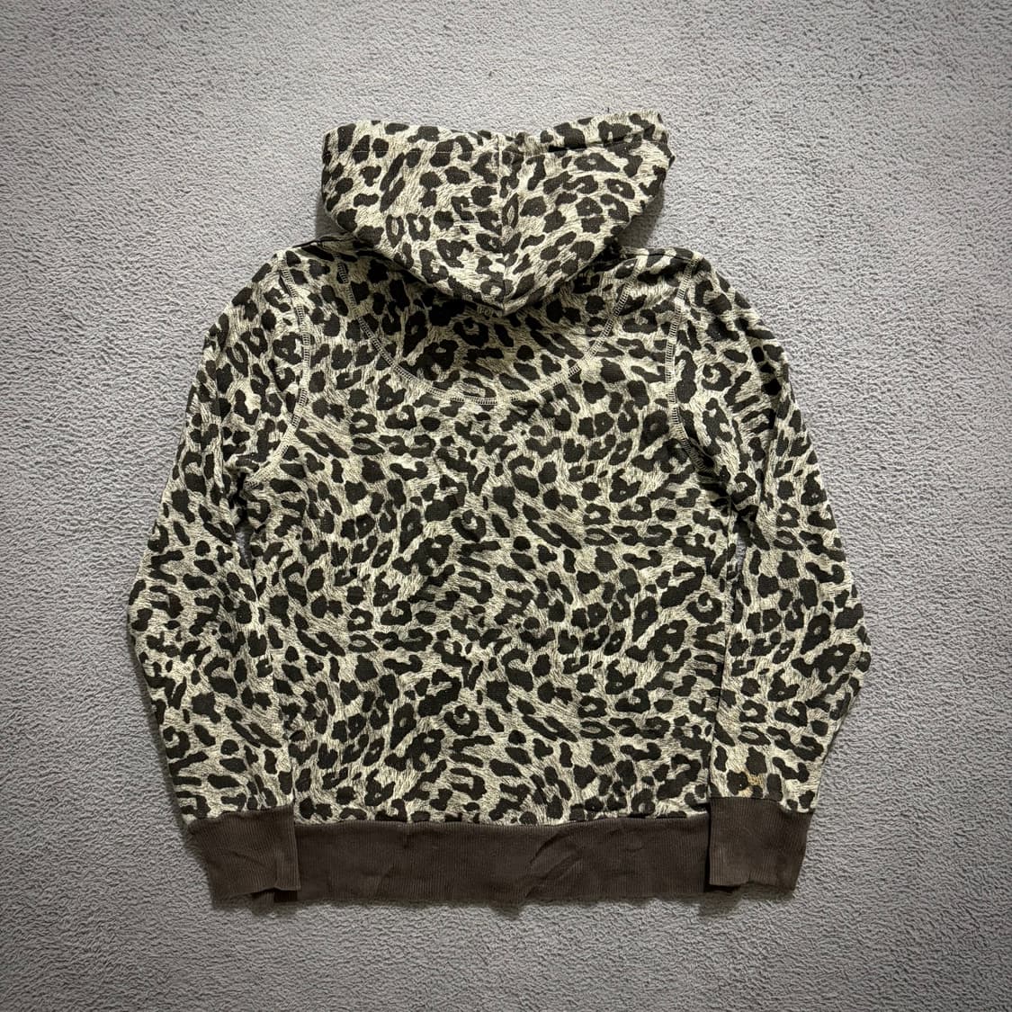 Leopard y2k hoodie 상품이미지4