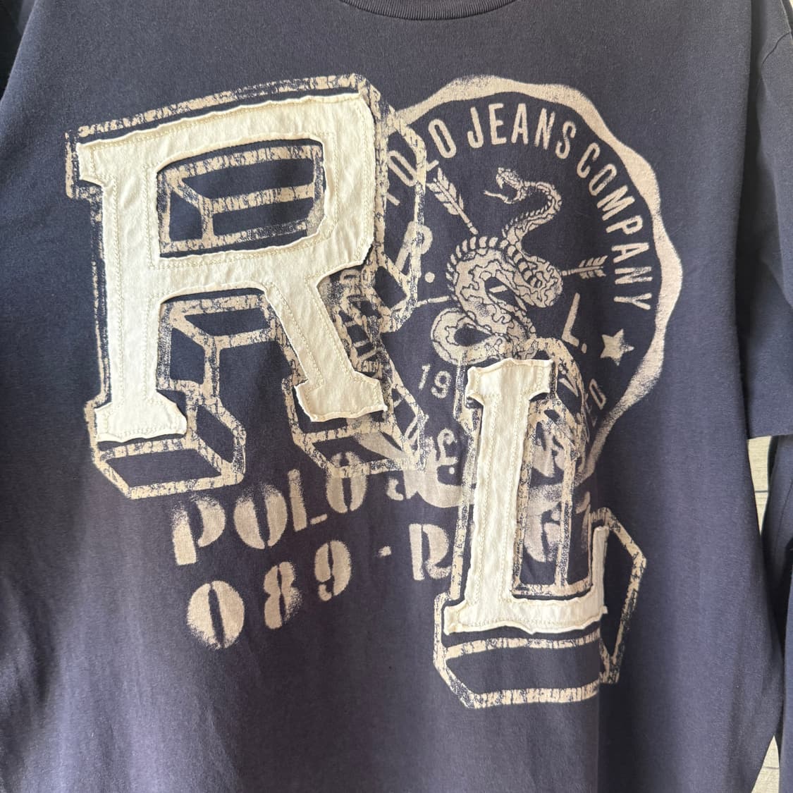 희귀⚡️90s 폴로 진스 티셔츠  상품이미지3
