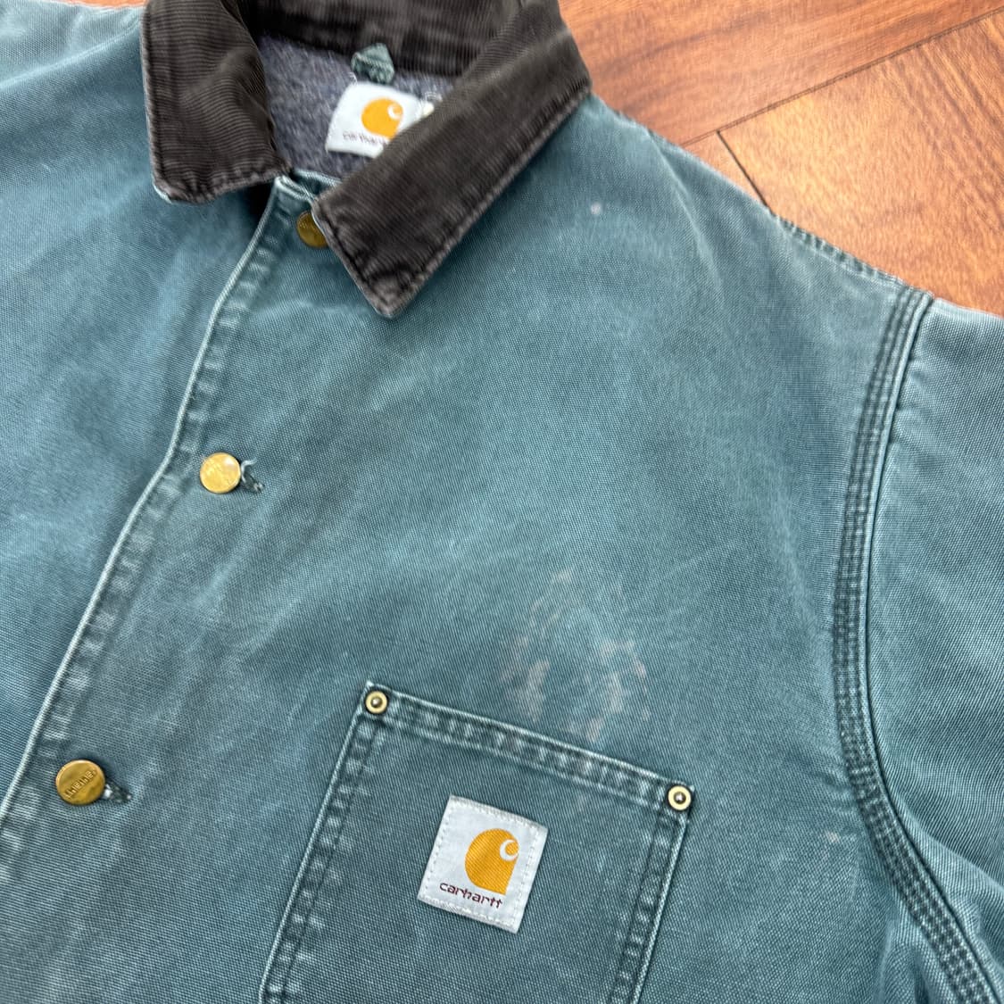 XL(110) 칼하트 빈티지 초어 자켓 상품이미지4