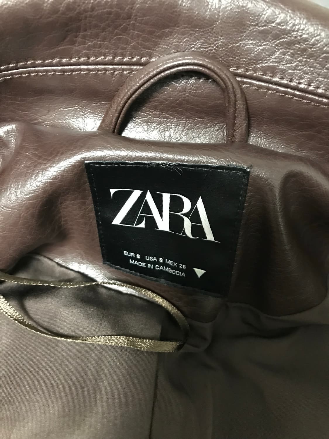 자라 레더자켓 상품이미지3