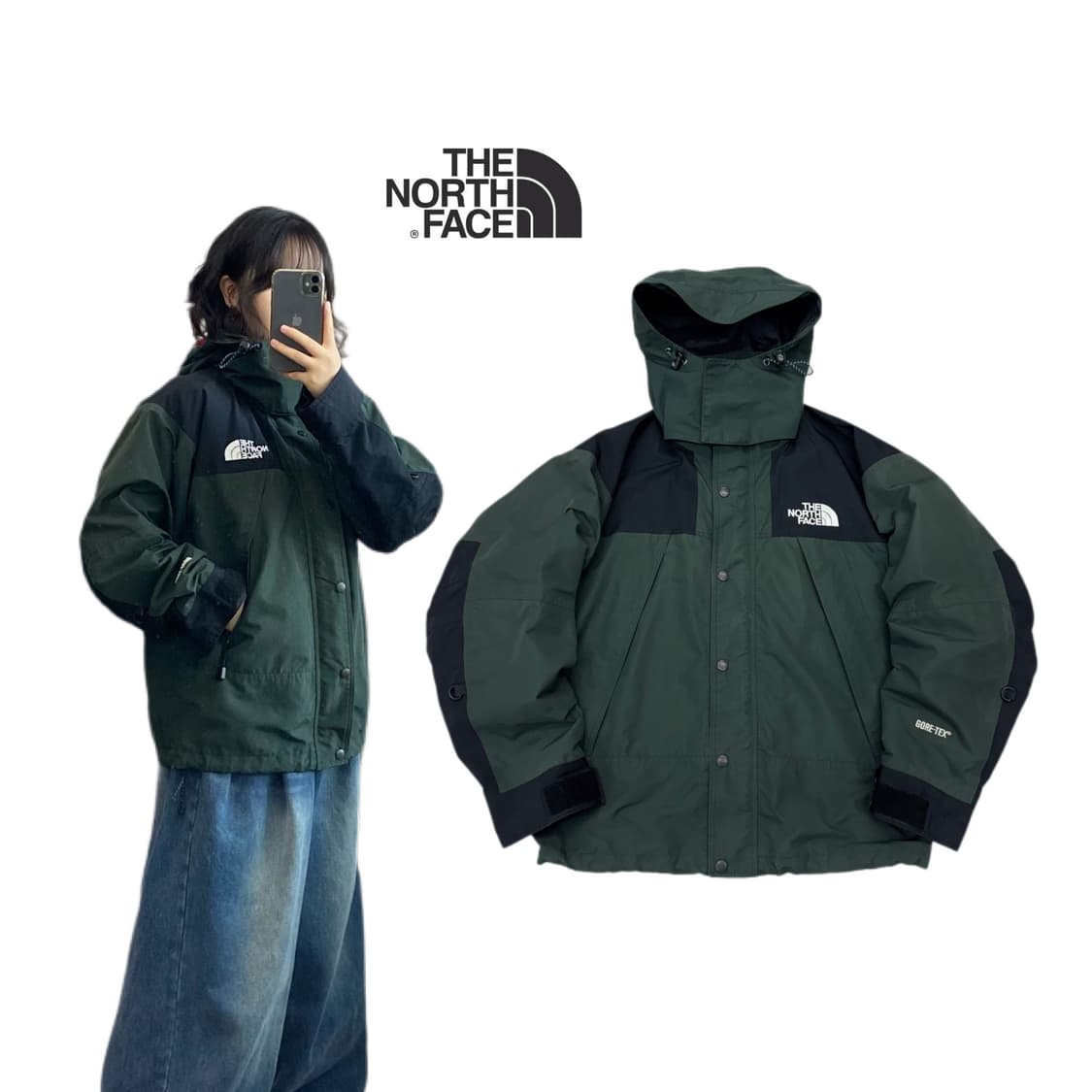 노스페이스 90s OG 고어텍스 GTX 포레스트그린 마운틴 바람막이 자켓 상품이미지1