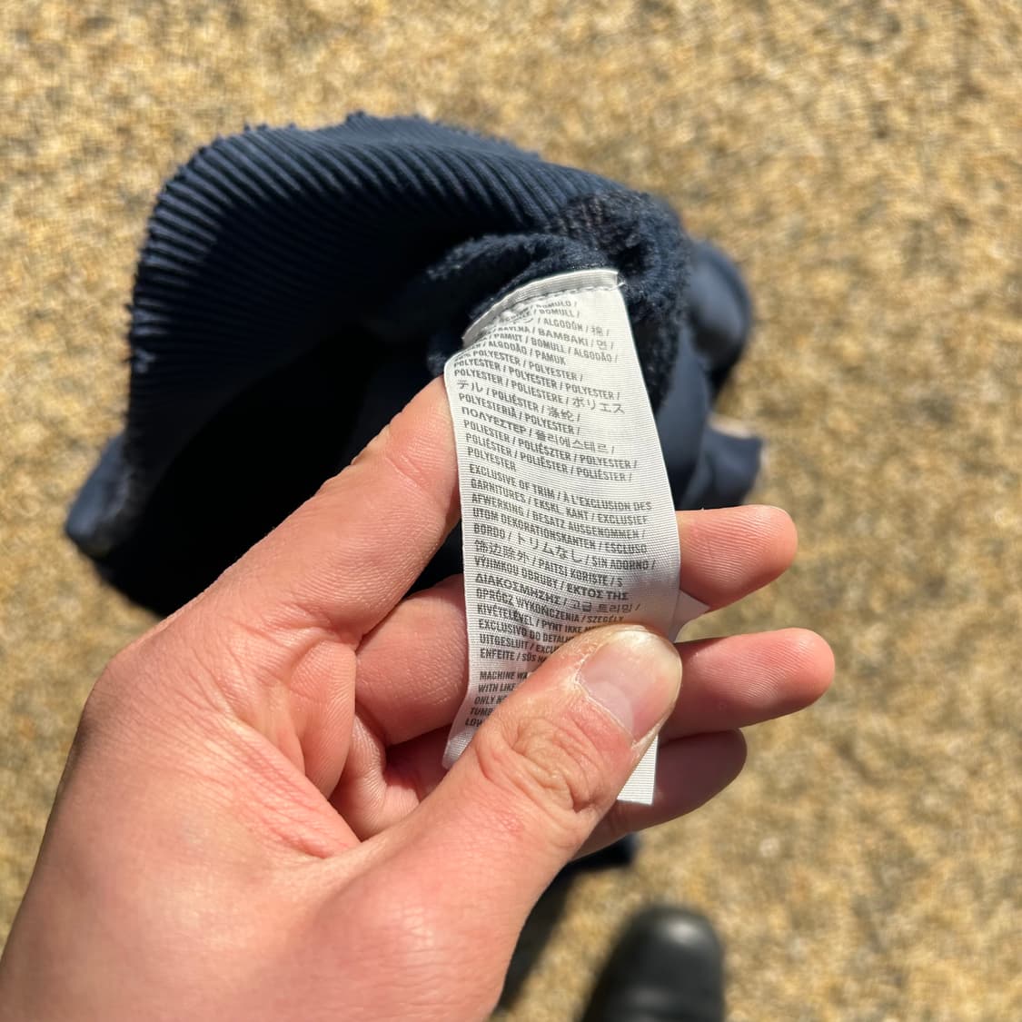 아베크롬비(Abercrombie) 네이비 사이드로고 후드집업 상품이미지5