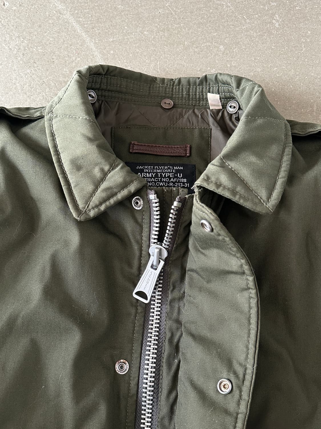 Schott 쇼트 nyc cwu 플라이트 자켓 상품이미지3