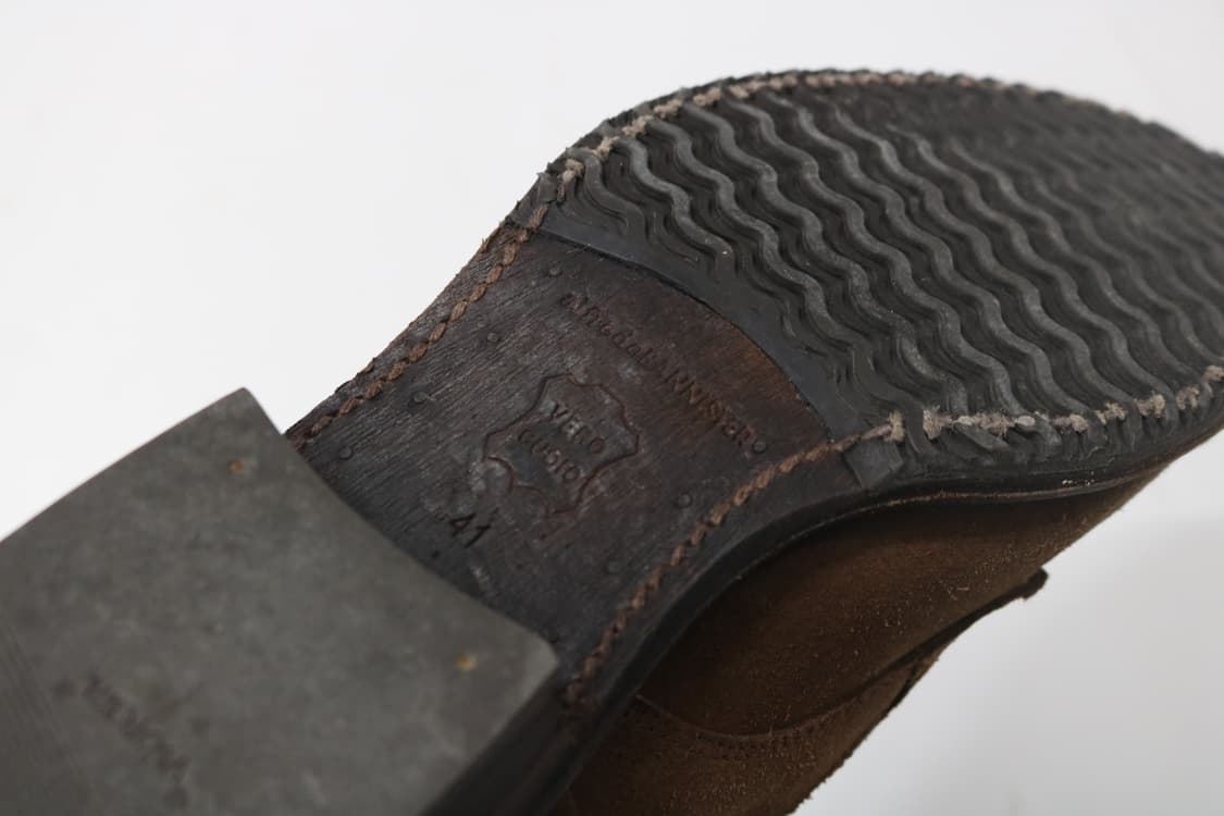 알프레도 바니스터 빈티지 브라운 스웨이드 레이스업 지퍼 부츠 (41) 상품이미지9