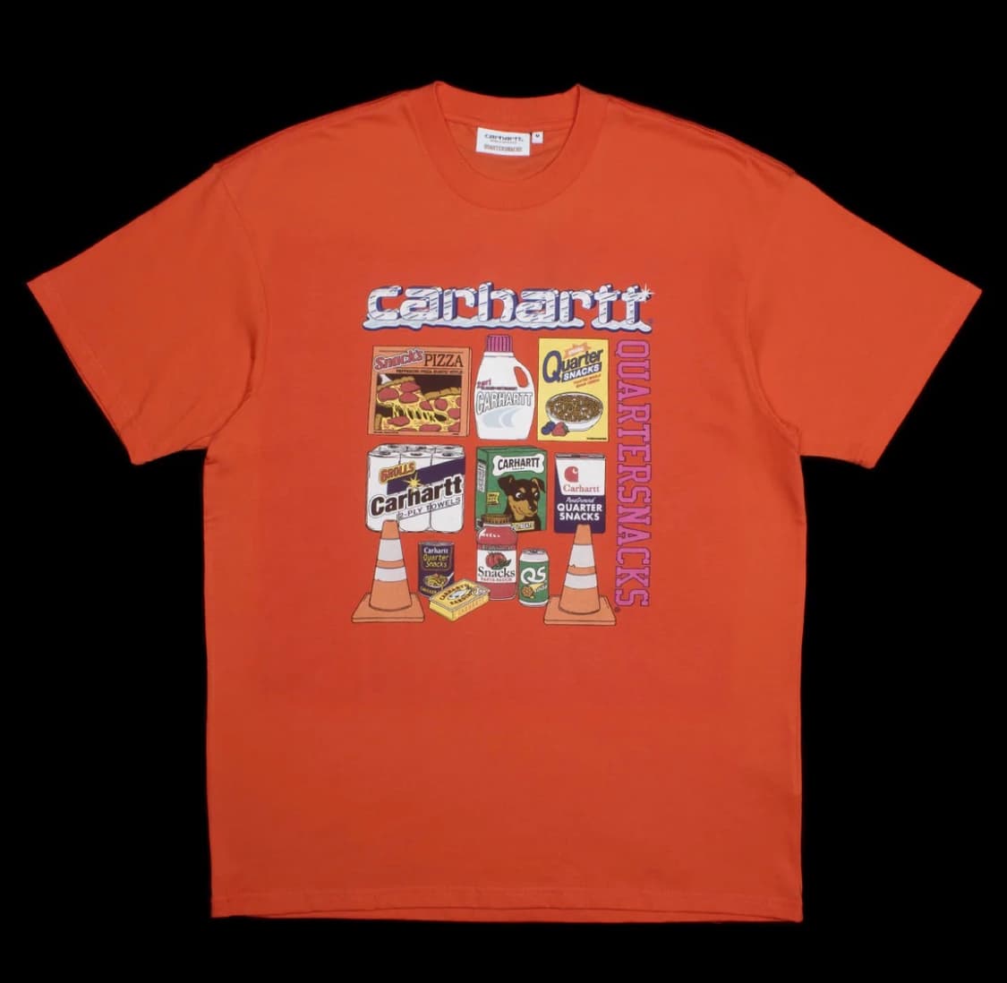 칼하트 QuarterSnacks 티셔츠 XL(새상품) 상품이미지1