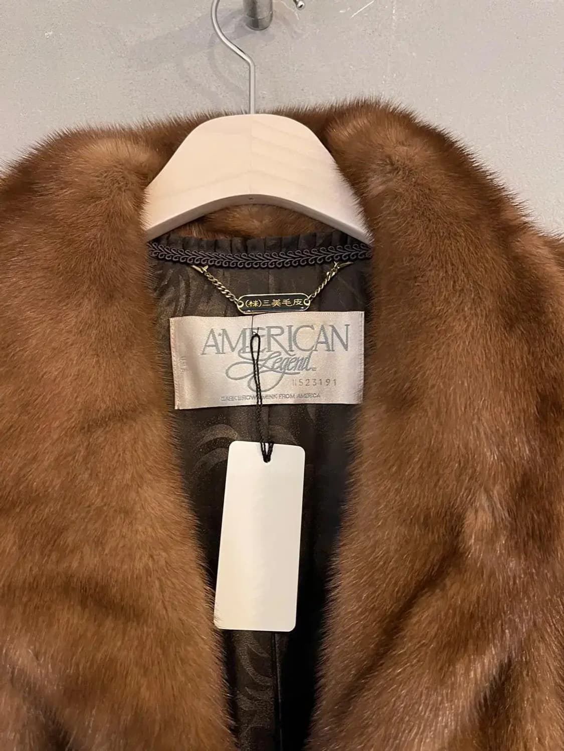 아메리칸 레전드 JACLINE 삼미 모피 밍크 코트 상품이미지3