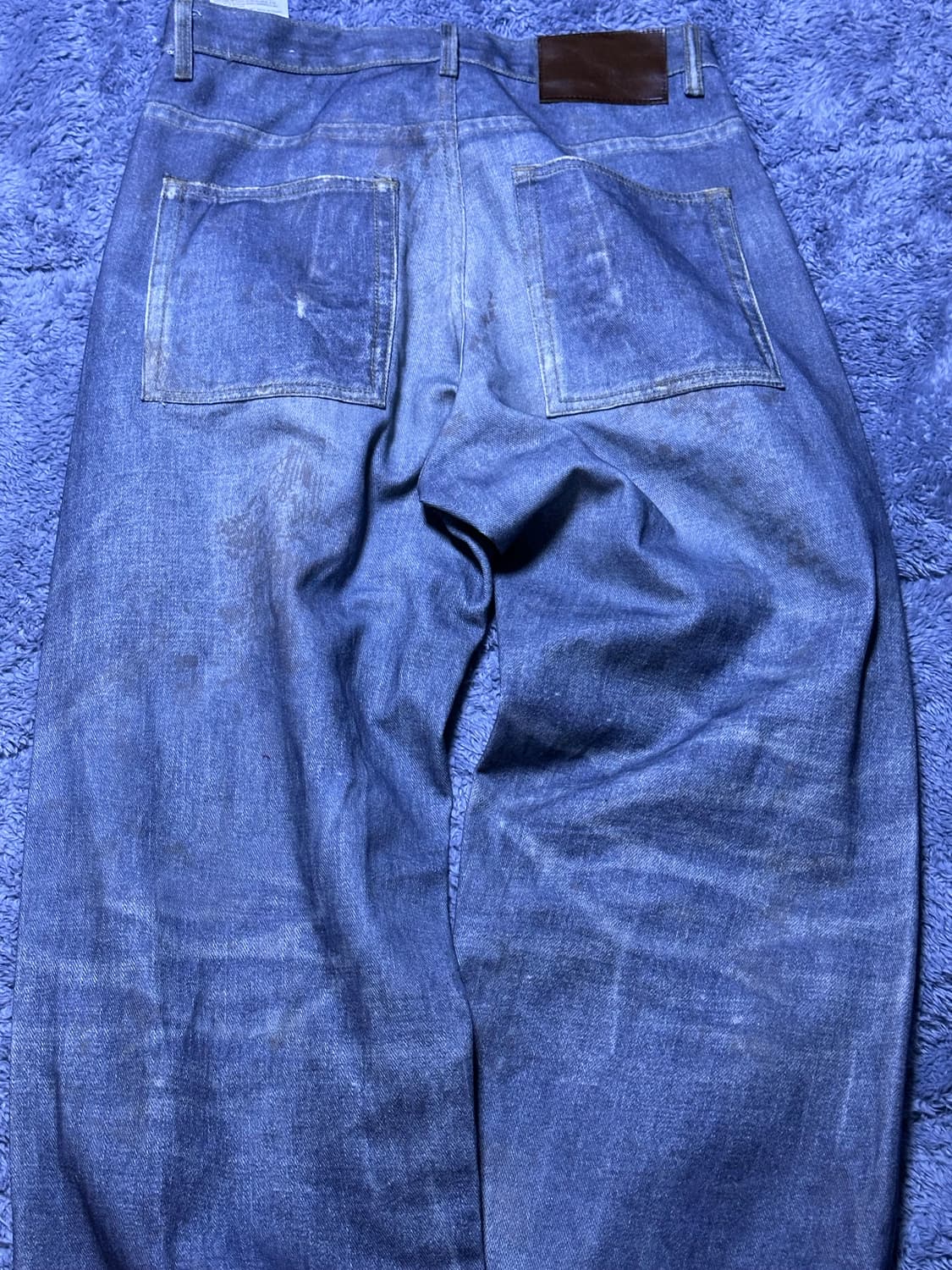 (30) 자라 배기핏 프린팅 데님팬츠 상품이미지2