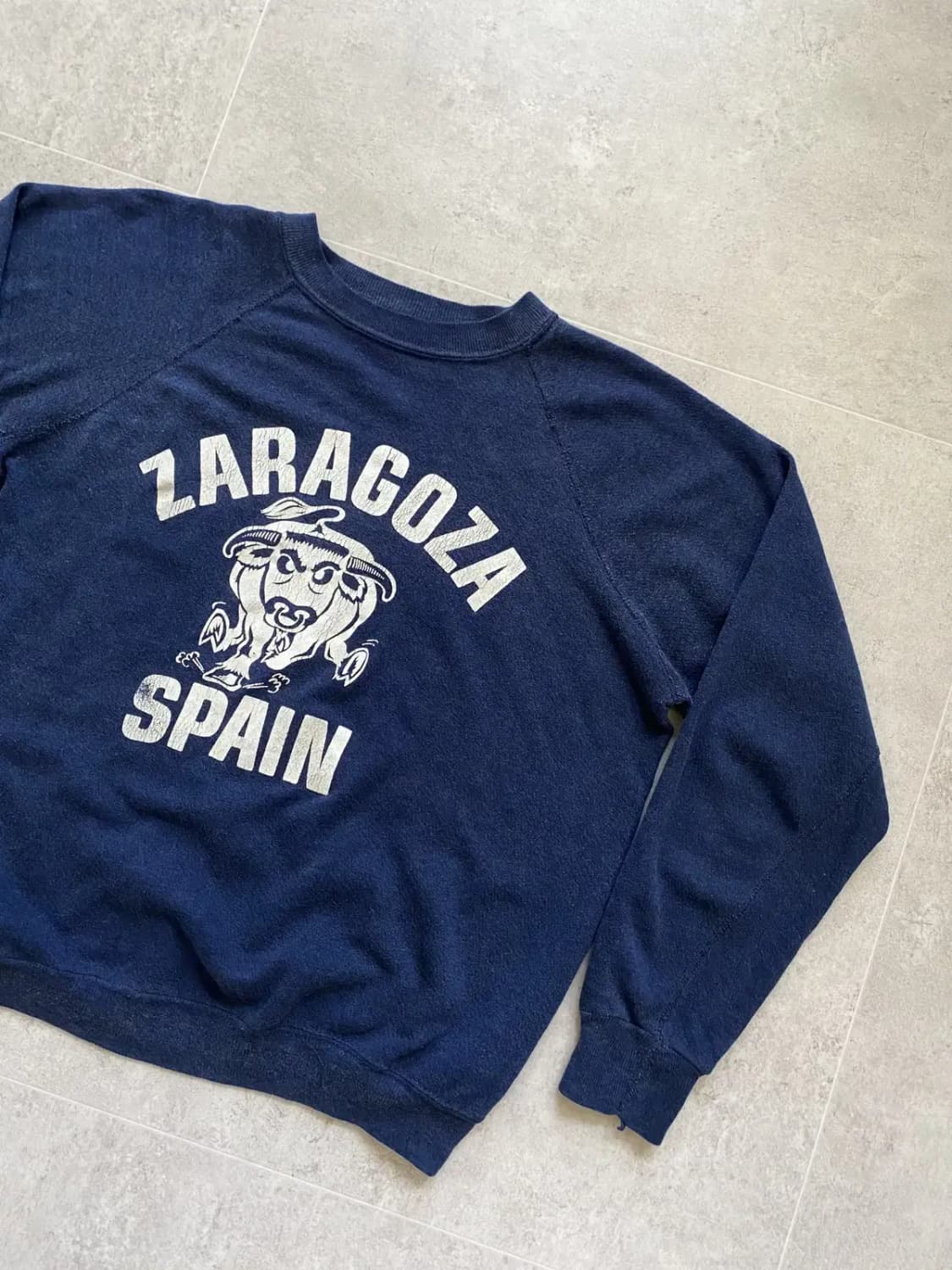 80's Artex 'ZARAGOZA SPAIN' 스웻셔츠 M(100) 상품이미지2