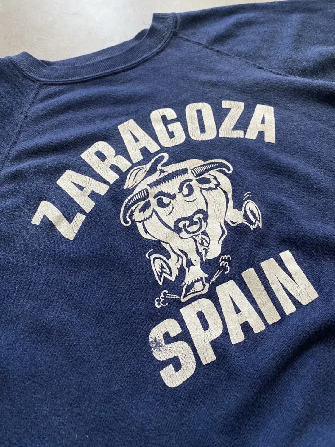 80's Artex 'ZARAGOZA SPAIN' 스웻셔츠 M(100) 상품이미지7