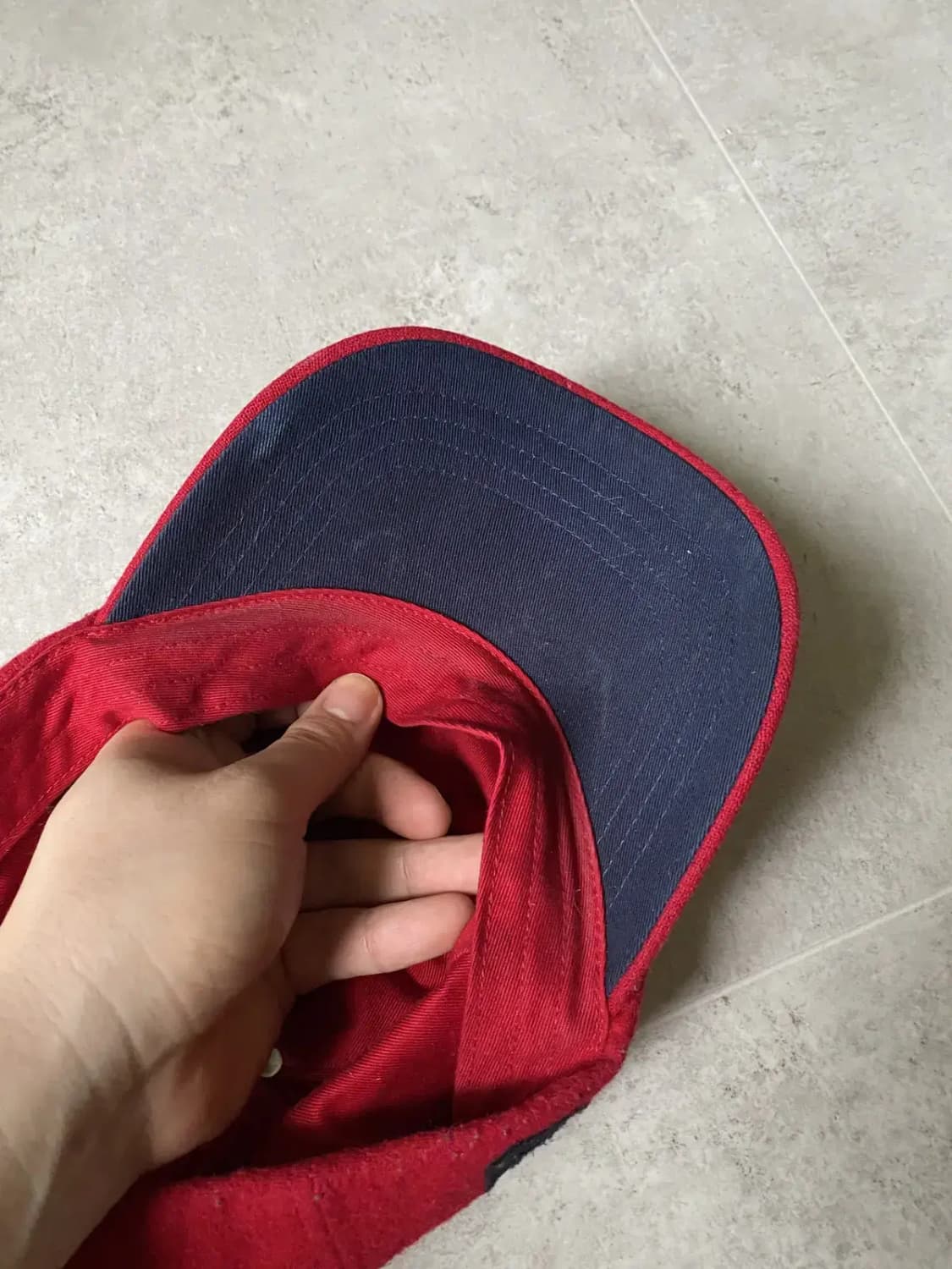 폴로 랄프로렌 레드 울 볼캡 상품이미지5