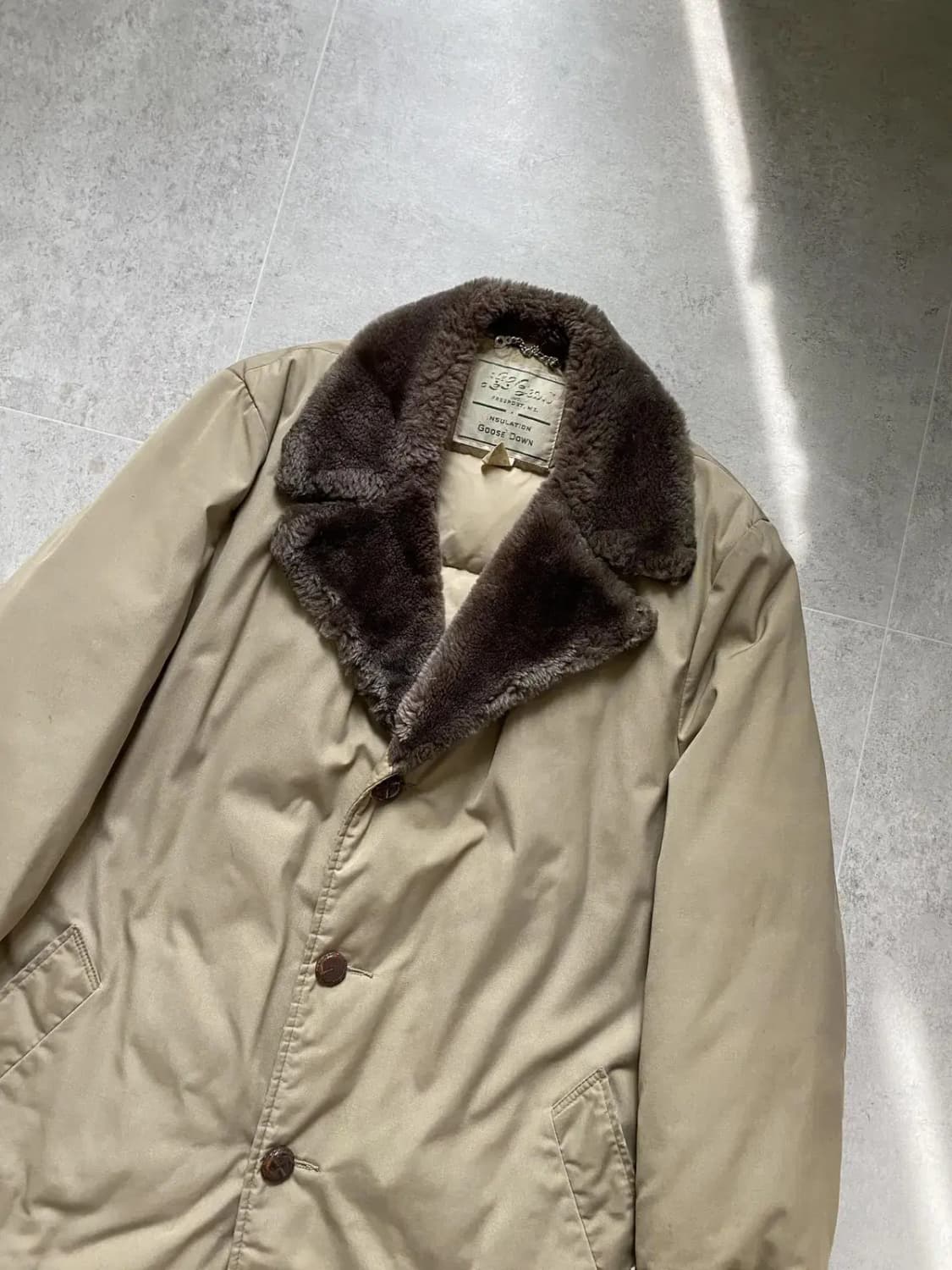 60's 엘엘빈 구스다운 코트 42(100~105) 상품이미지2