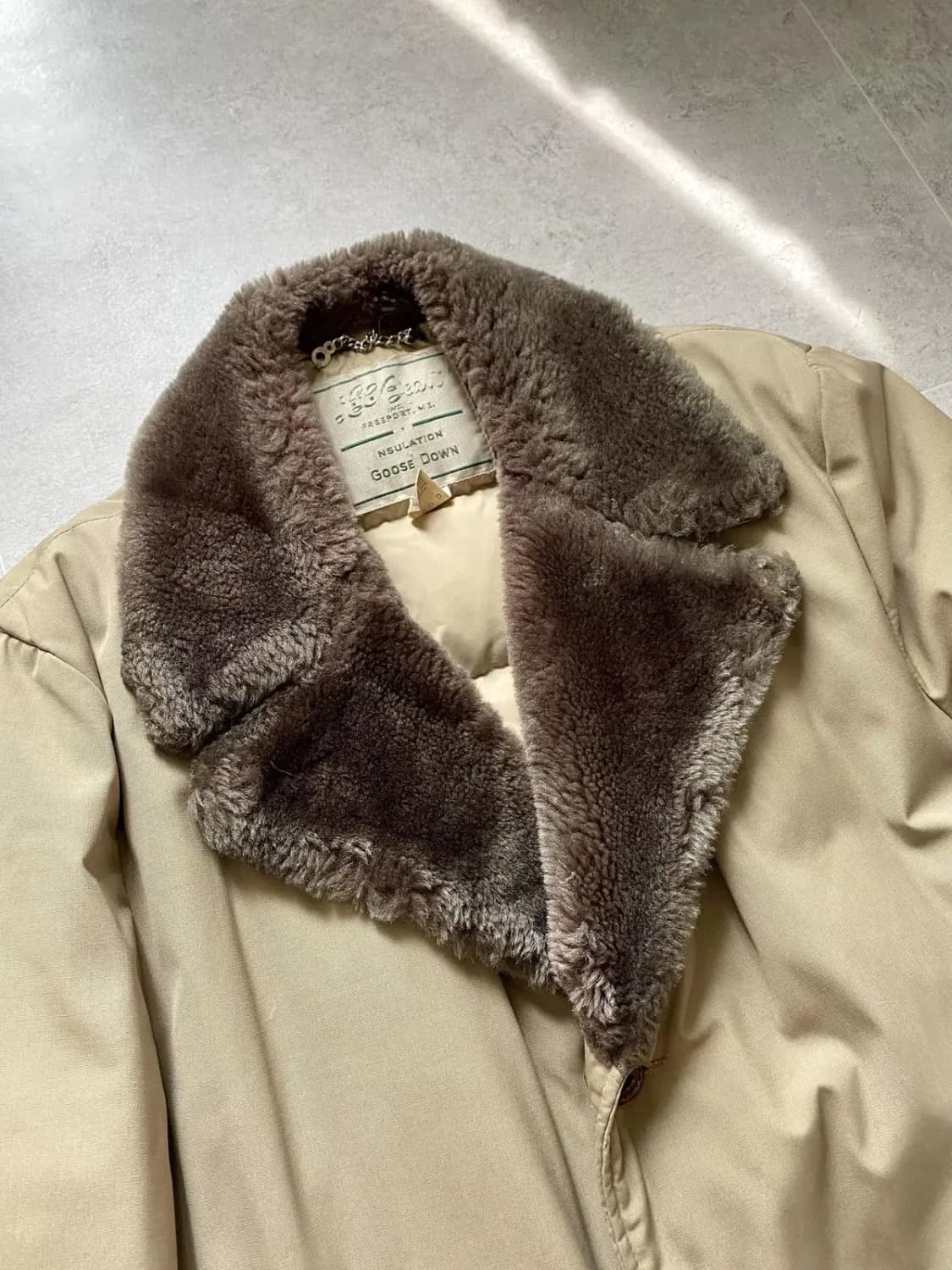 60's 엘엘빈 구스다운 코트 42(100~105) 상품이미지6