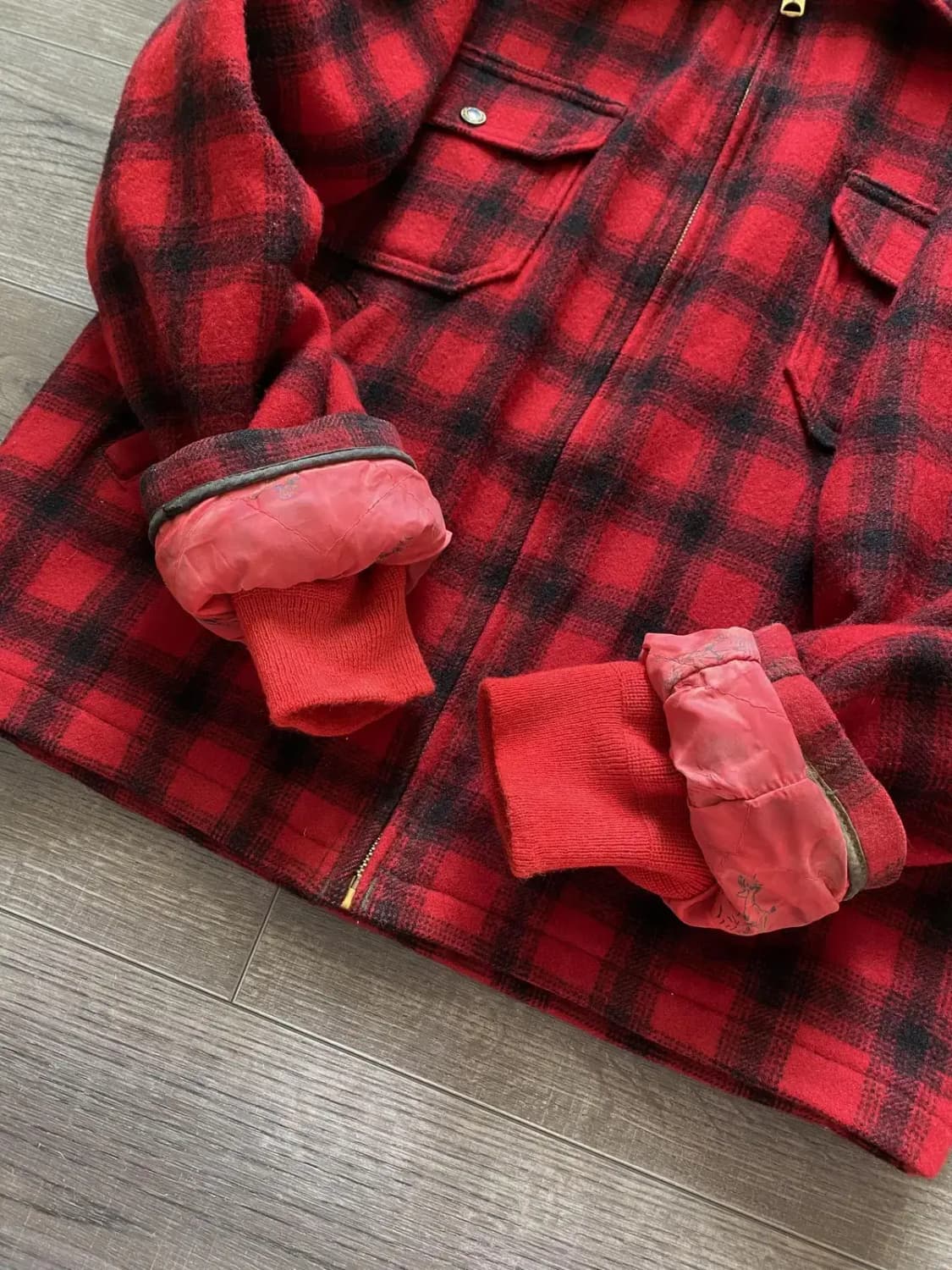 60's 울리치 매키노 울 헌팅 풀 셋업 38/M 상품이미지3