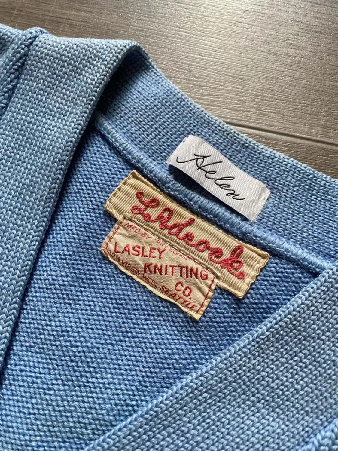 60's Lasley Knitting Co. 레터맨 가디건 100 상품이미지8