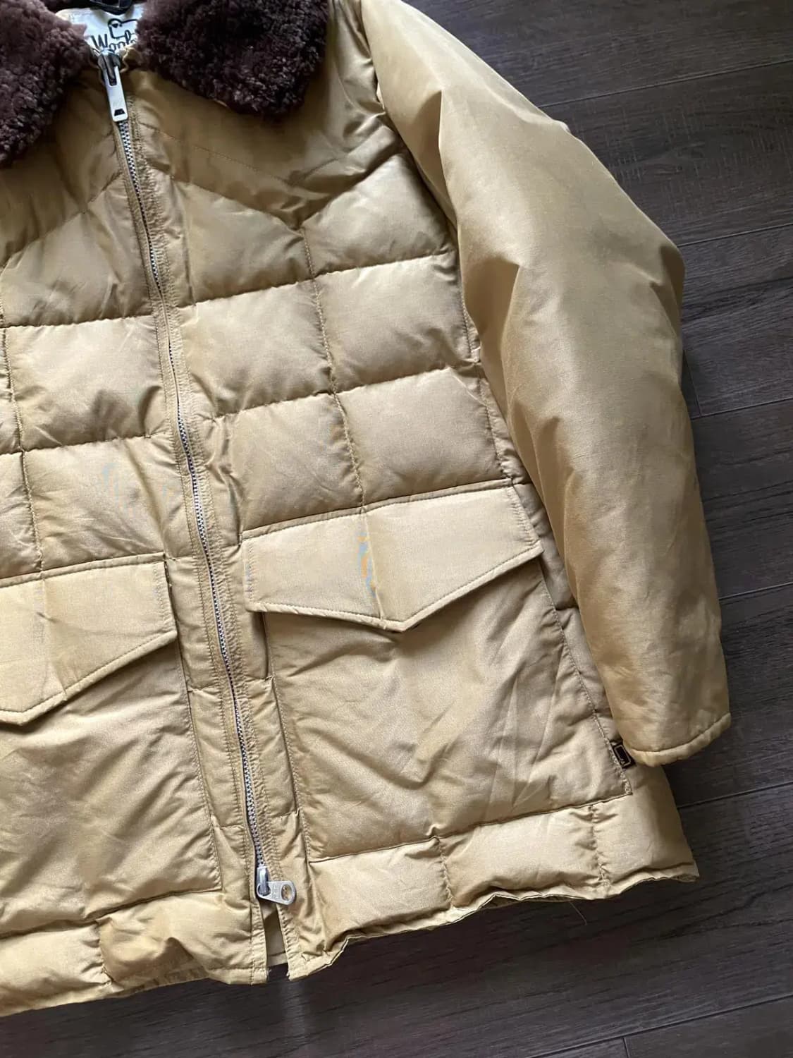 70's 울리치 쉐르파 칼라 구스 다운 자켓 L(100~105) 상품이미지4