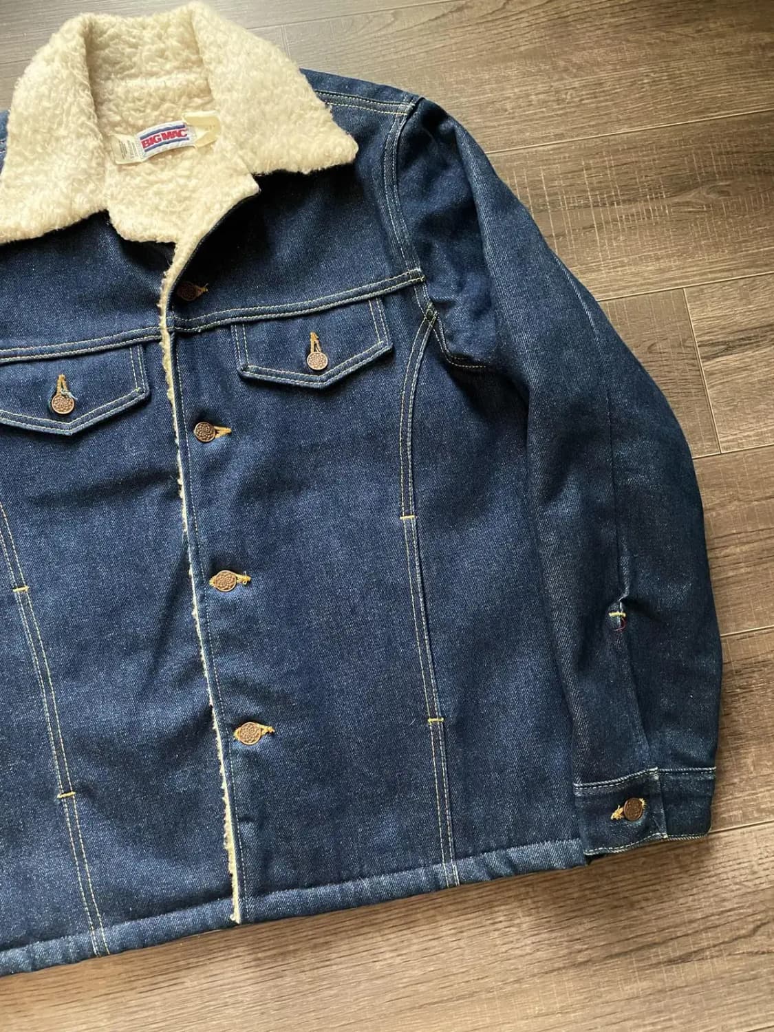 80's BIG MAC 쉐르파 데님 자켓 38(100) 상품이미지4