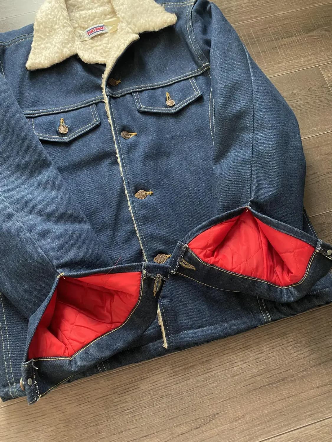 80's BIG MAC 쉐르파 데님 자켓 38(100) 상품이미지5