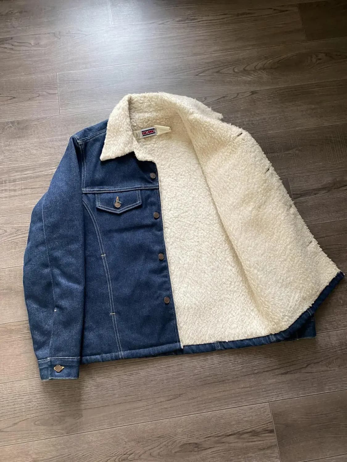 80's BIG MAC 쉐르파 데님 자켓 38(100) 상품이미지6