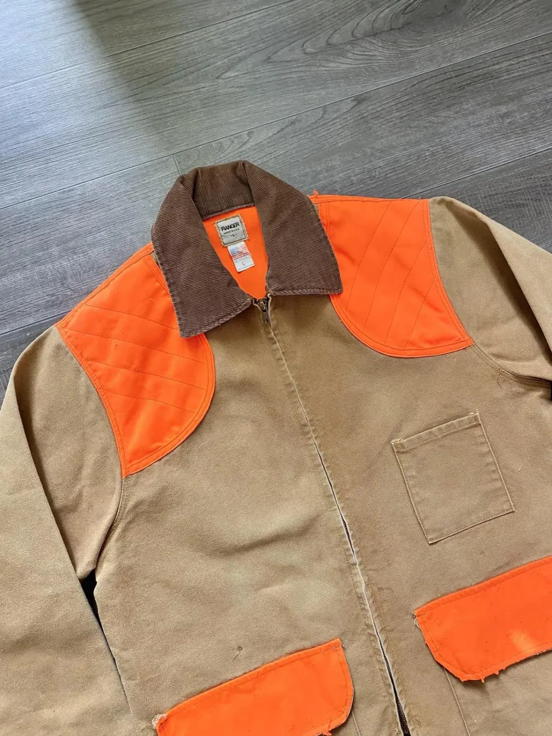 90's Ranger 덕 캔버스 헌팅자켓 L(100~105) 상품이미지2
